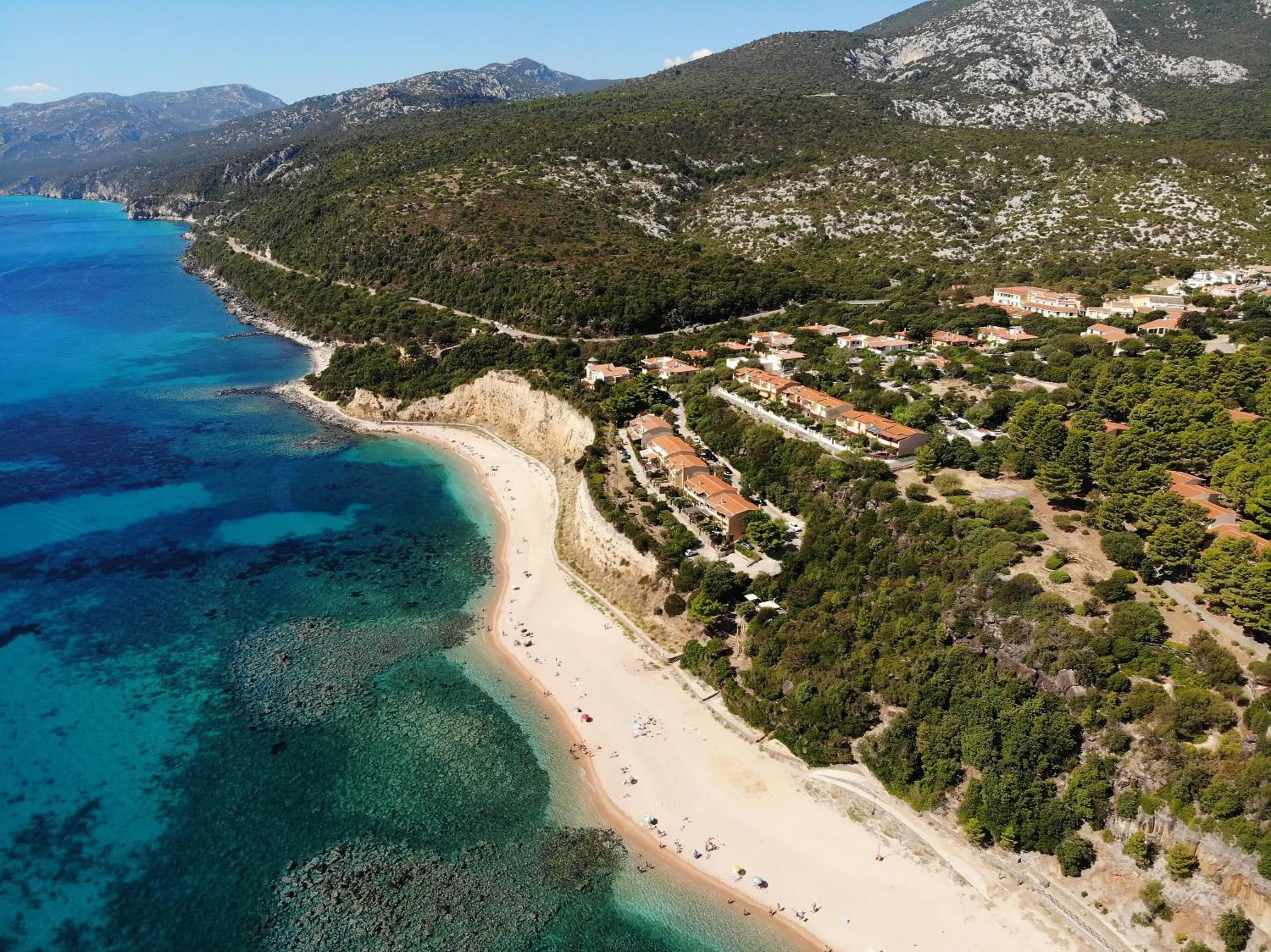 Beach in Club Esse Cala Gonone