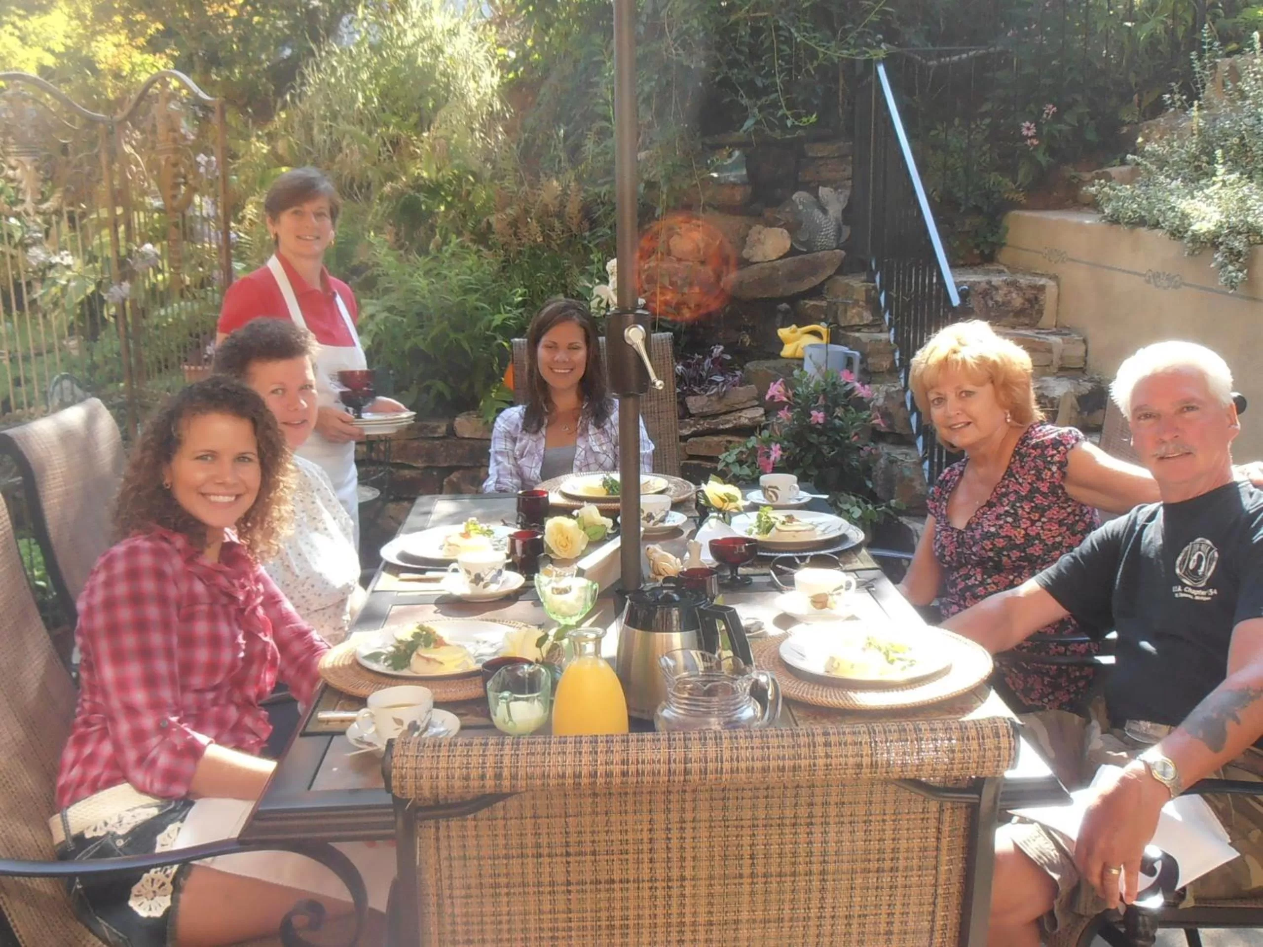 Patio in The Queen, A Victorian Bed & Breakfast