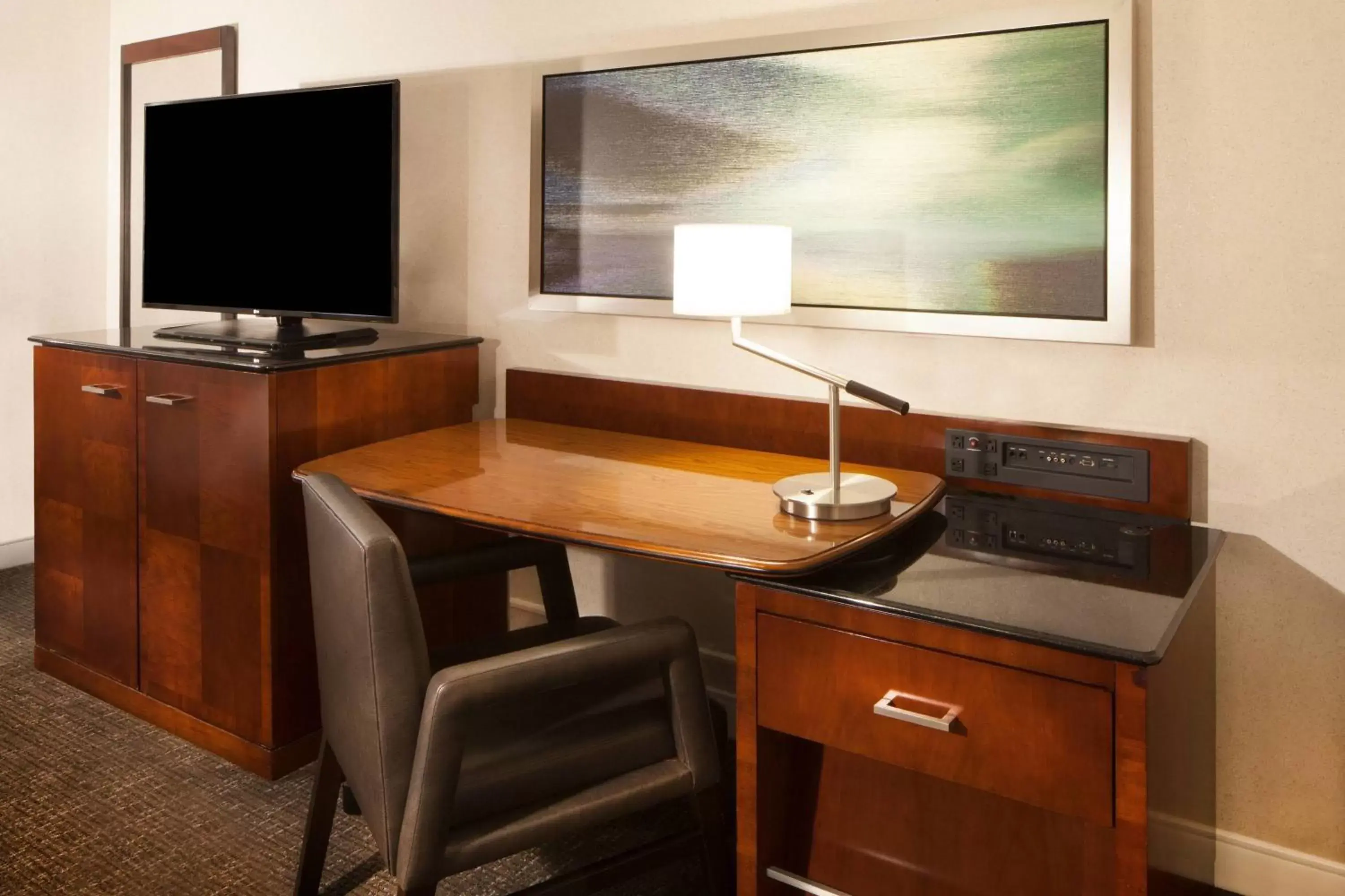 Photo of the whole room, TV/Entertainment Center in Omaha Marriott