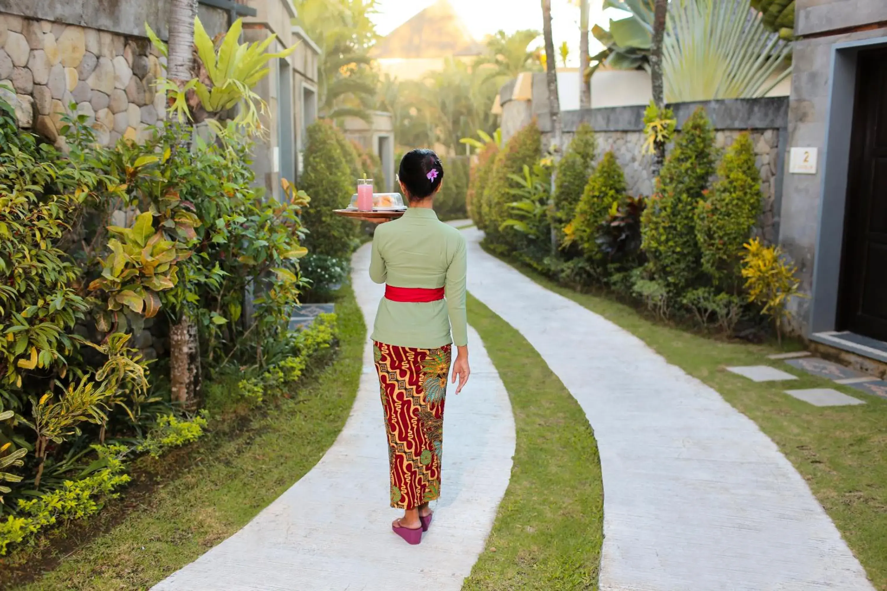 Staff in The Bidadari Villas and Spa