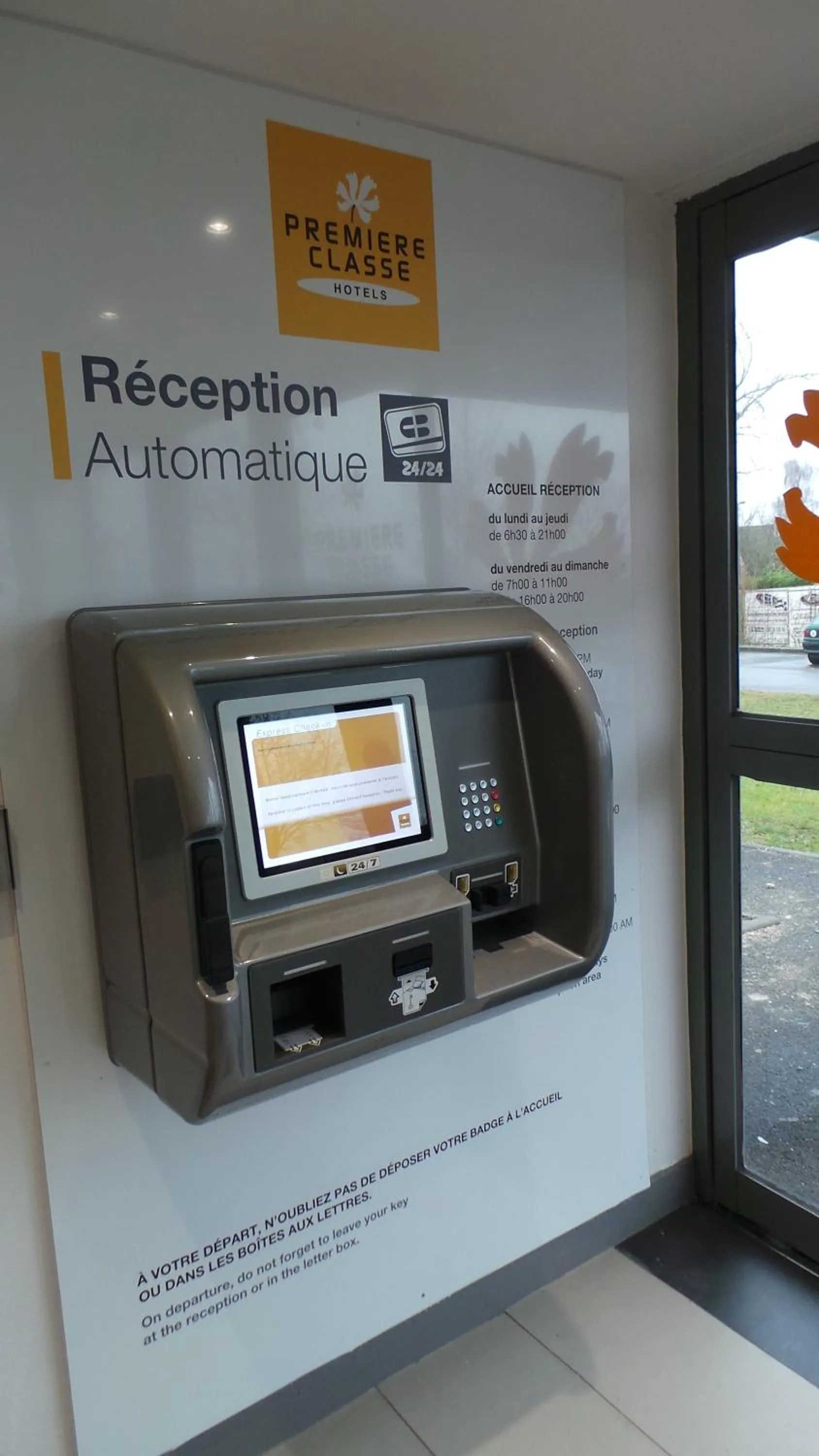 Lobby or reception in Première Classe Amiens