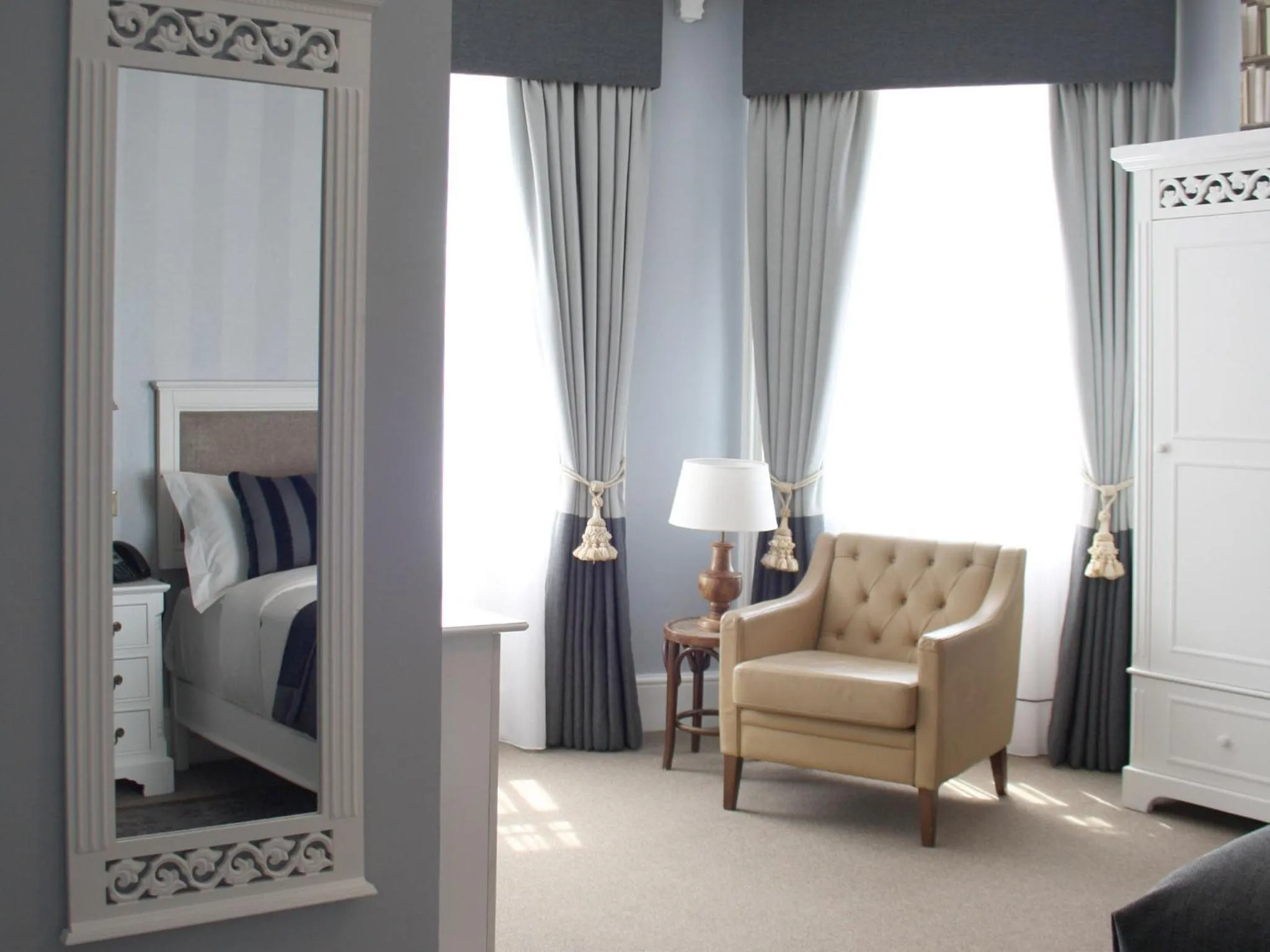 Seating area, Bed in The Clerk & Well Pub and Rooms