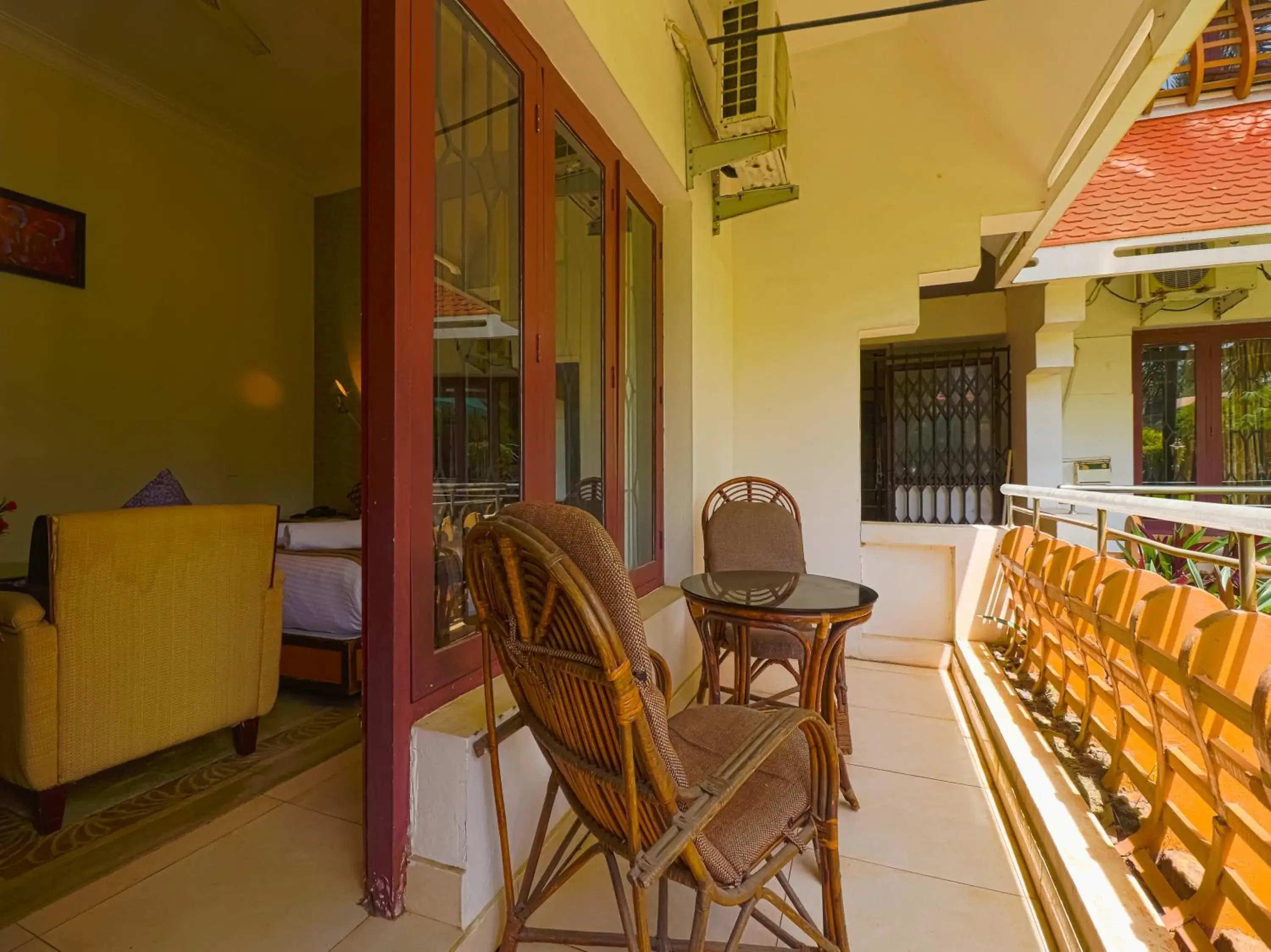 Balcony/Terrace in The Byke Puja Samudra Pure Veg