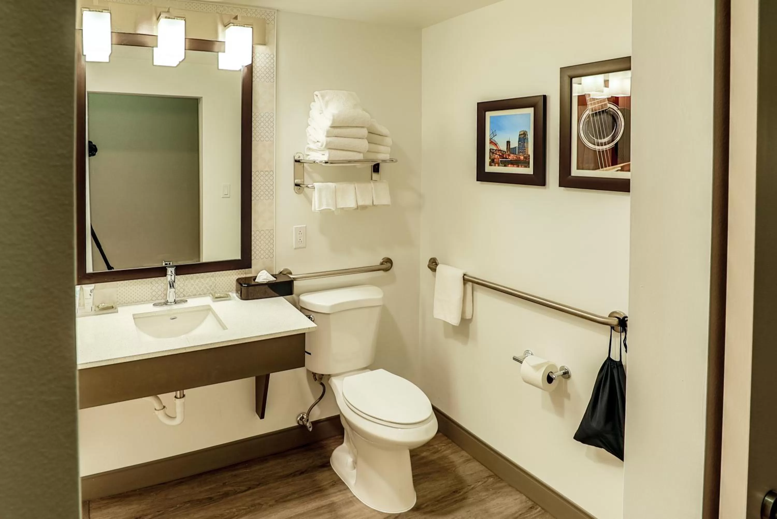 Toilet in Country Inn & Suites by Radisson Nashville Airport TN