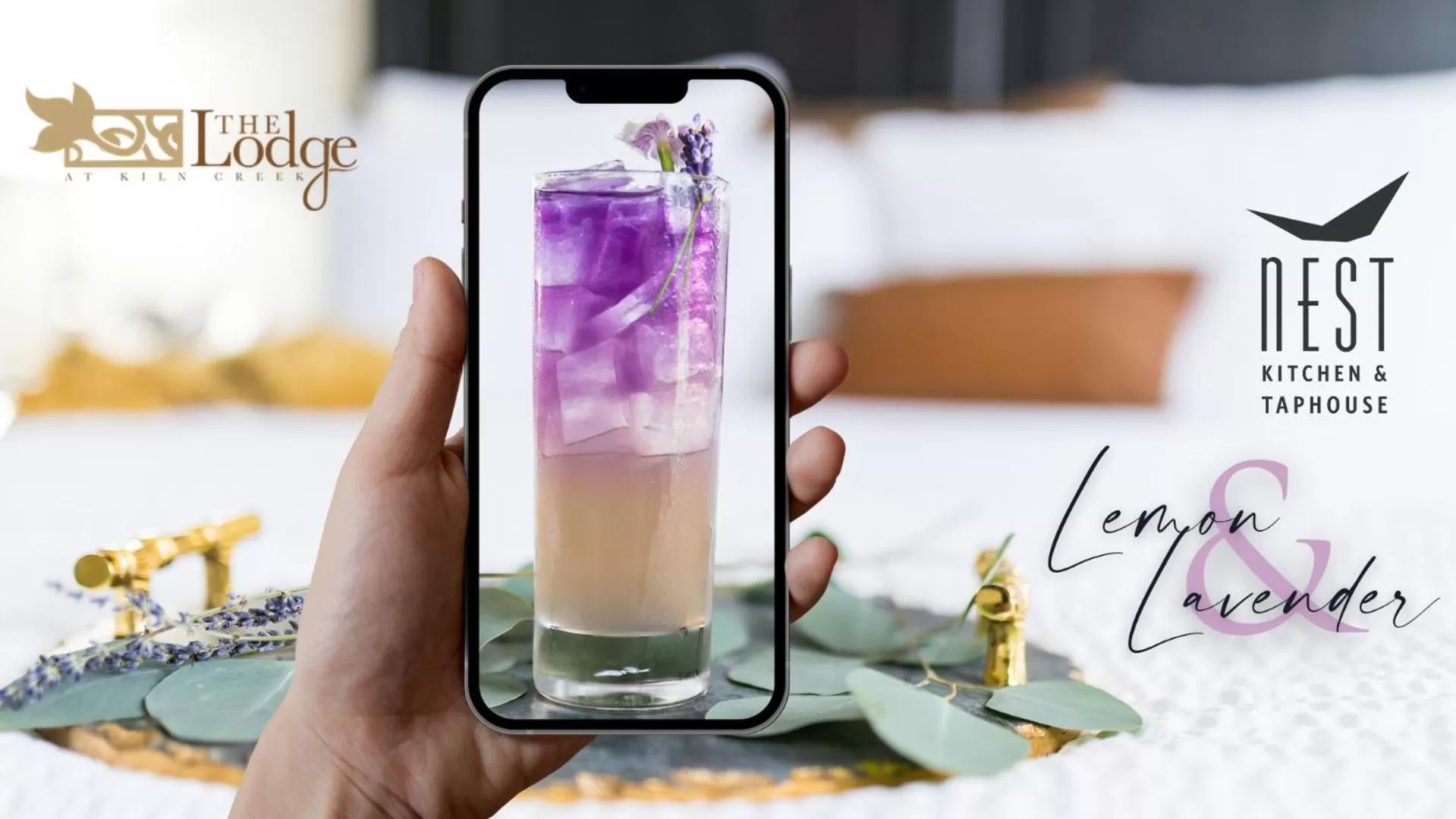 Drinks in The Lodge at Kiln Creek Resort