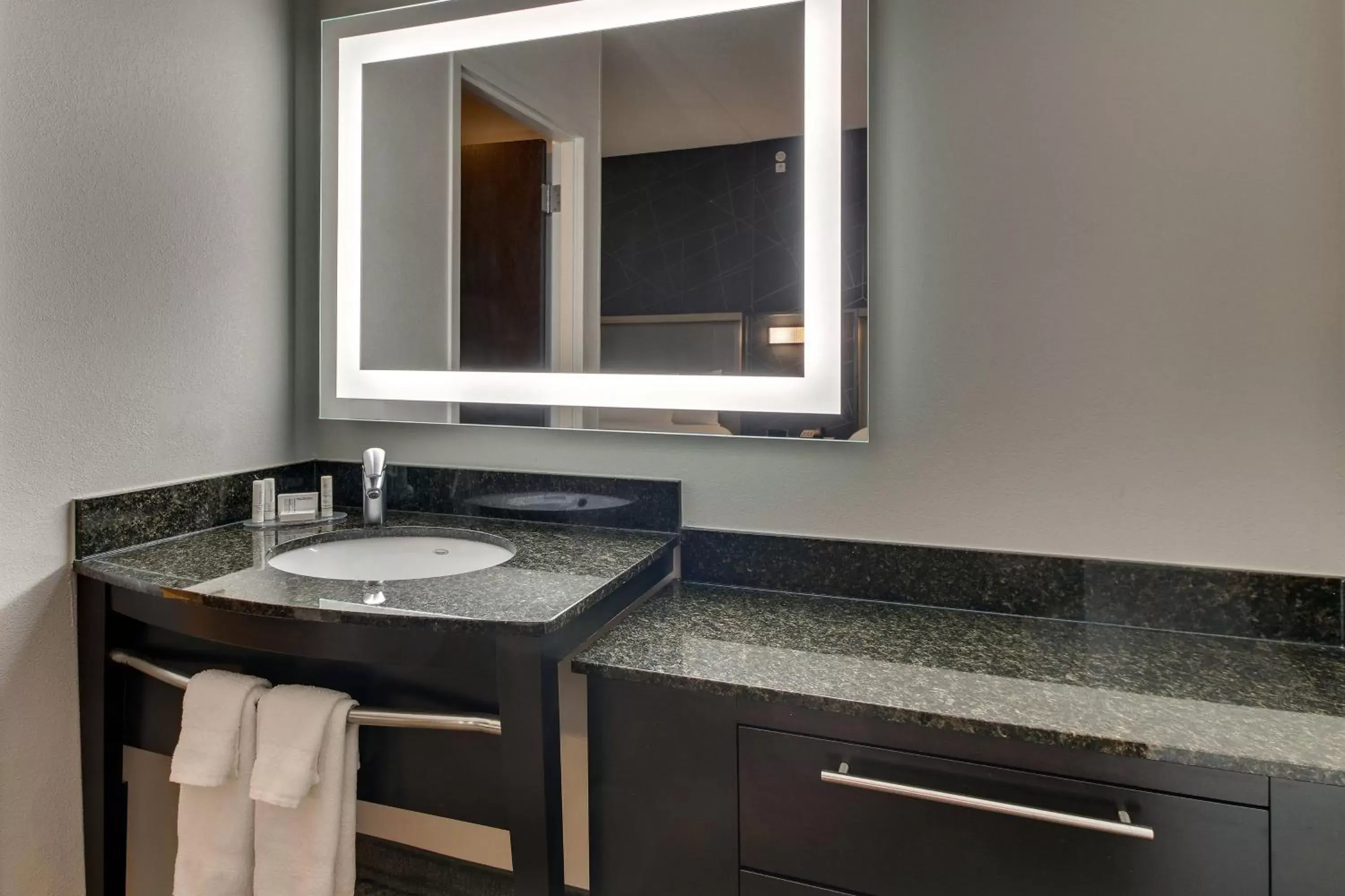 Bathroom in SpringHill Suites by Marriott Birmingham Downtown at UAB