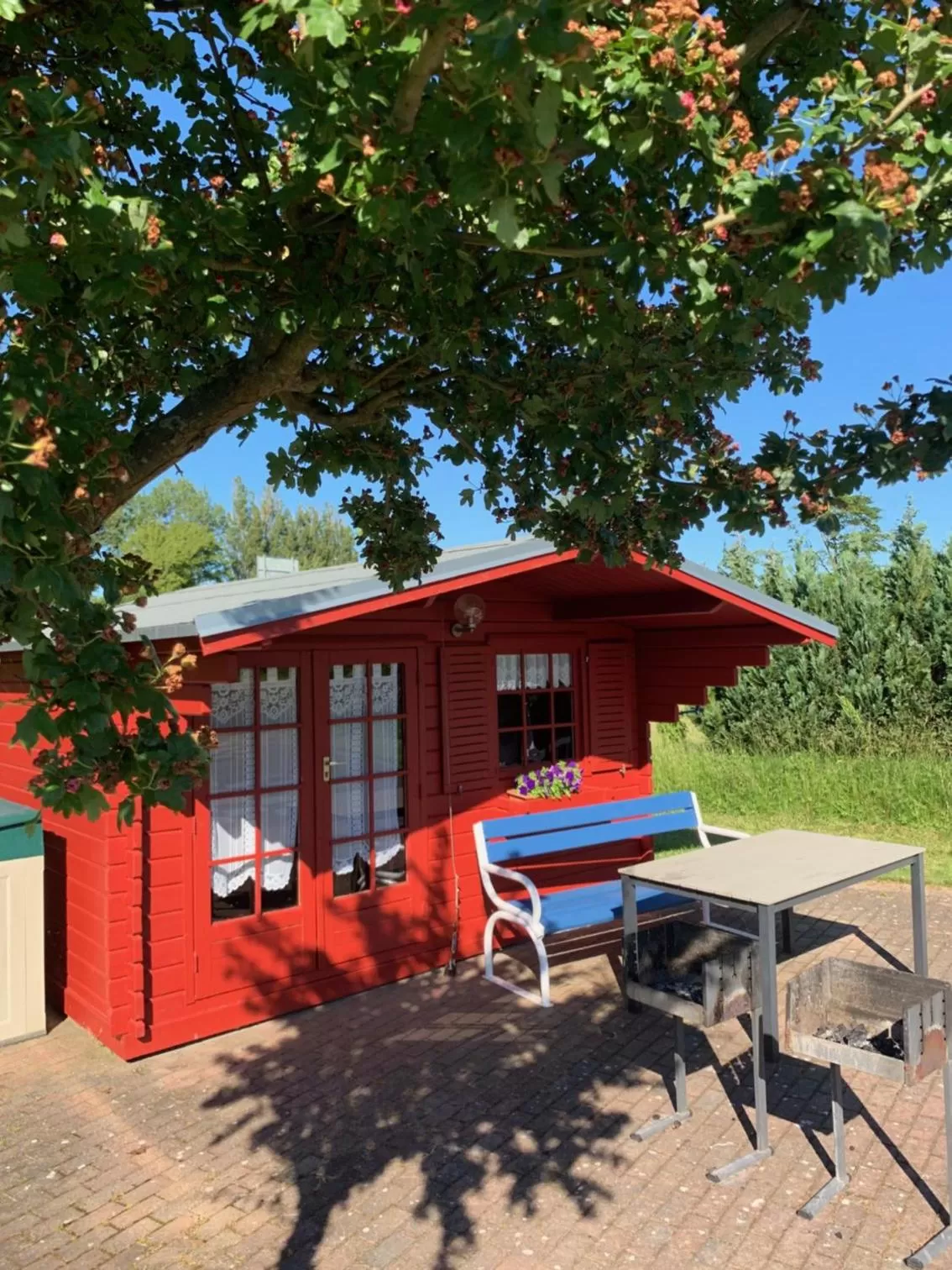 Garden view in Mare Balticum Urlaub auf Rügen