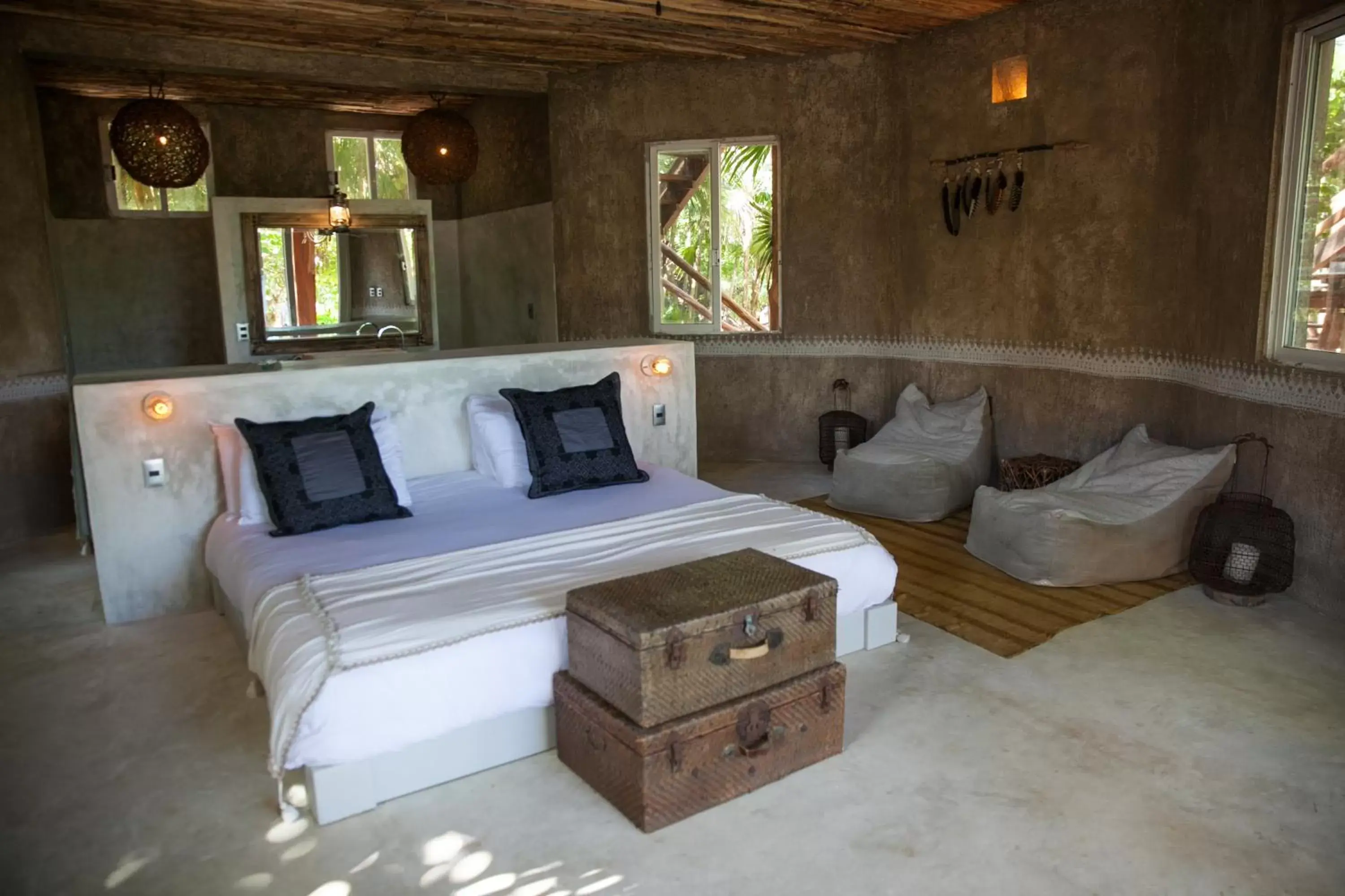 Bed in Nomade Tulum