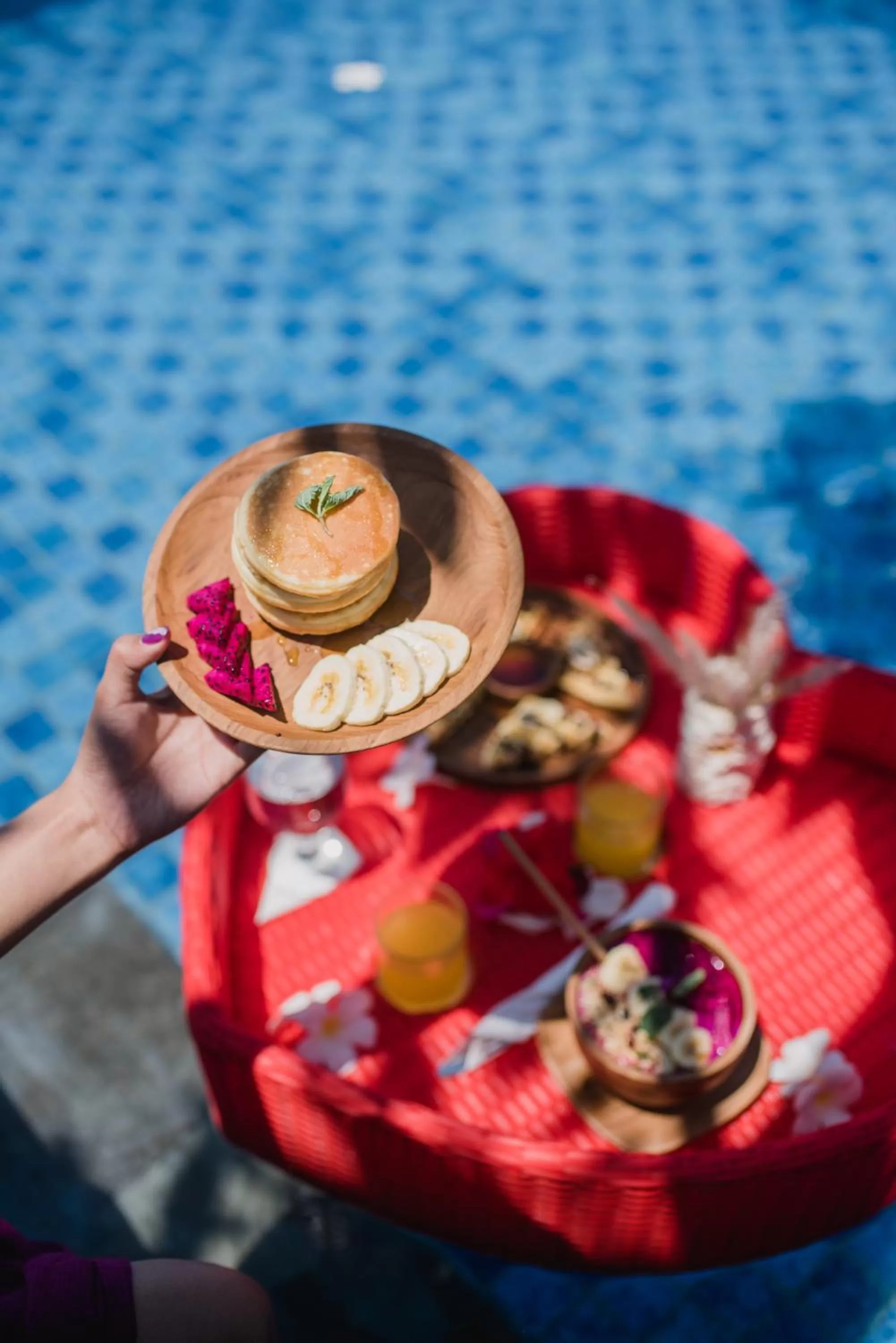 Swimming pool in The Angkal Resort