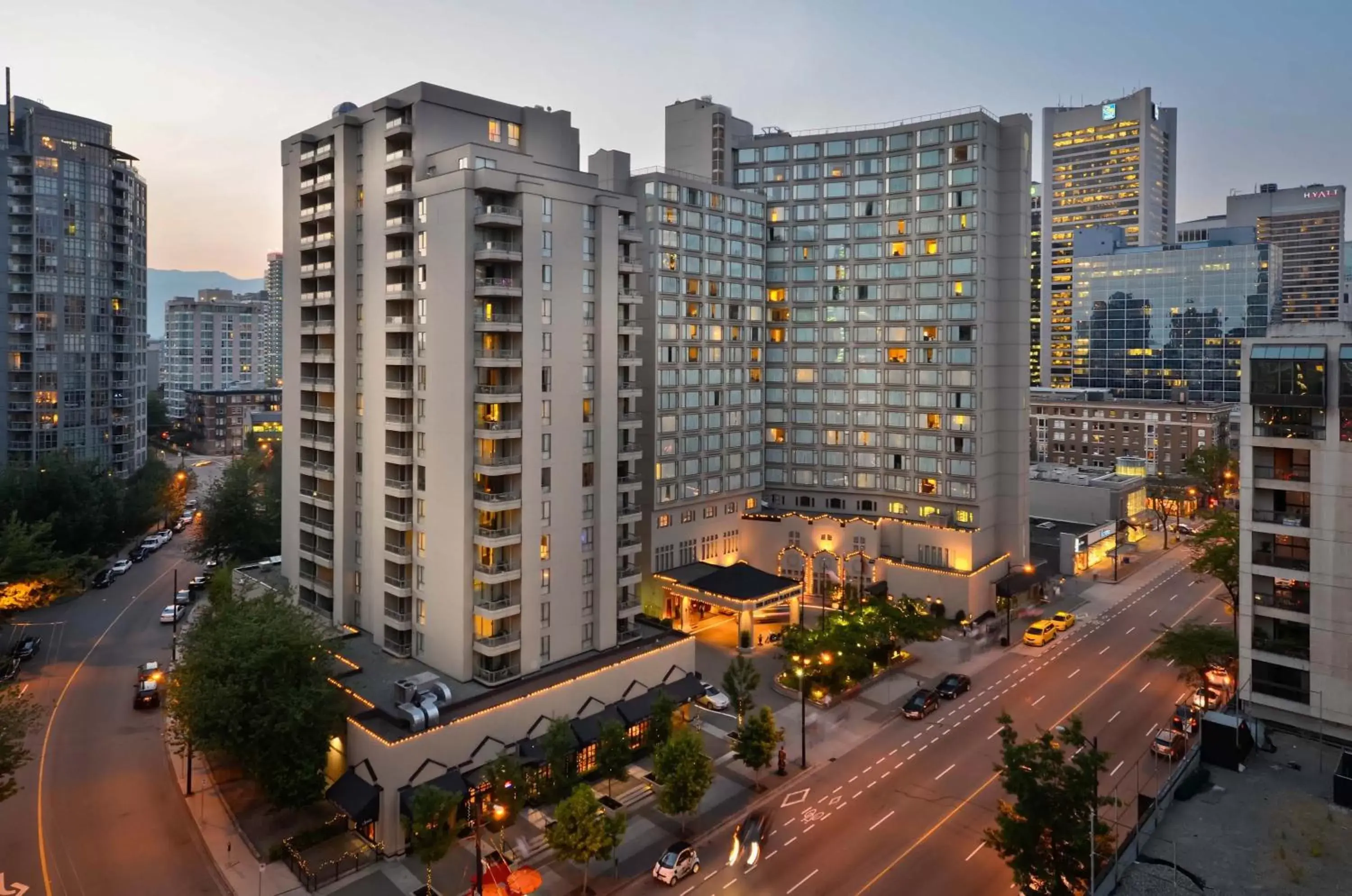 Property building in The Sutton Place Hotel Vancouver