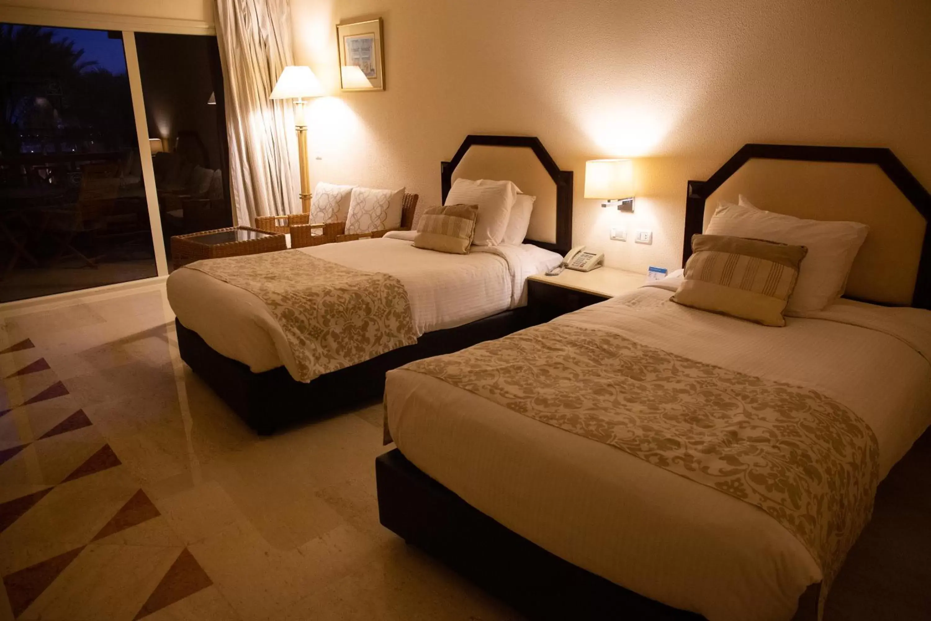 Photo of the whole room, Bed in Continental Hotel Hurghada