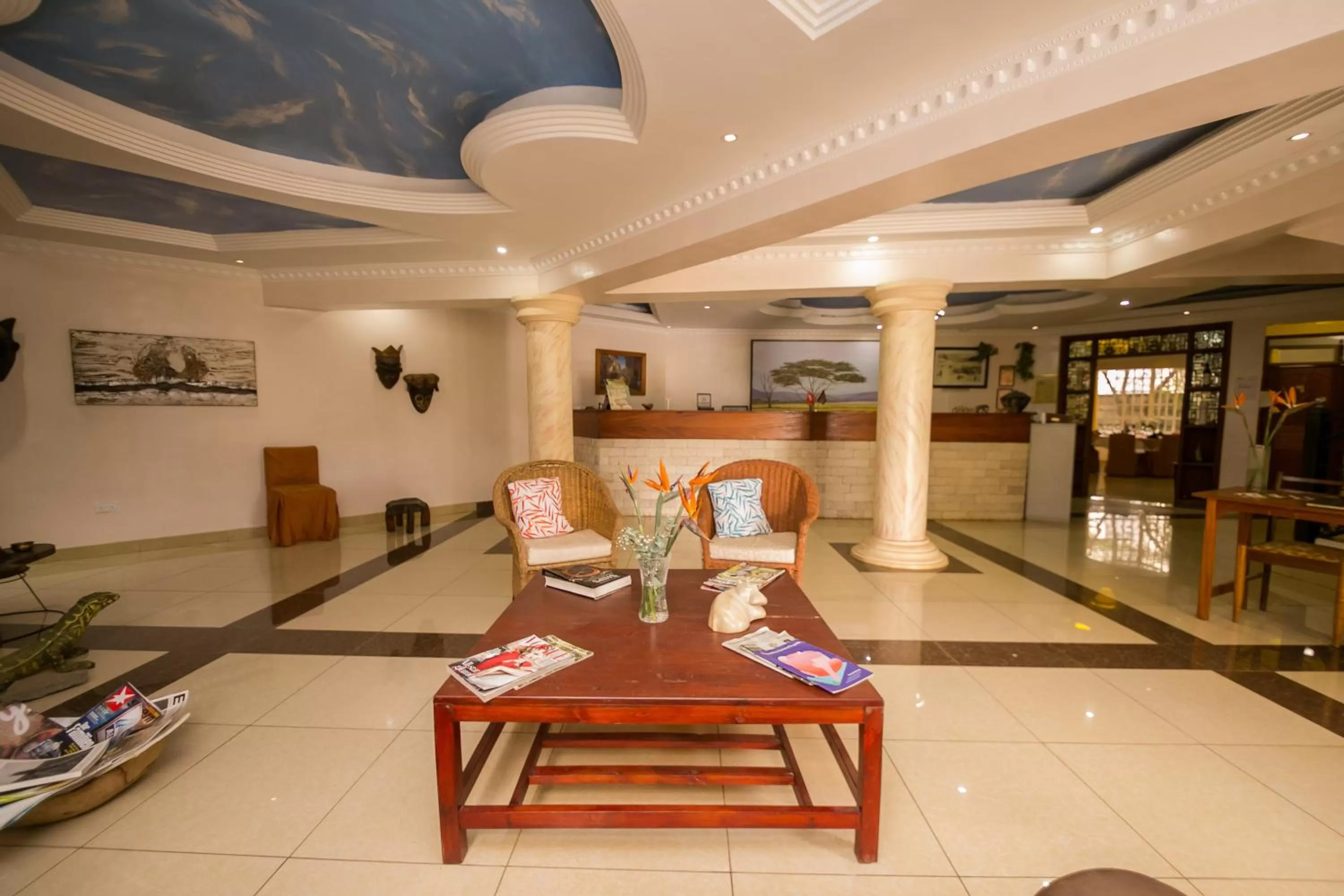 Lobby or reception in Hotel Rudi
