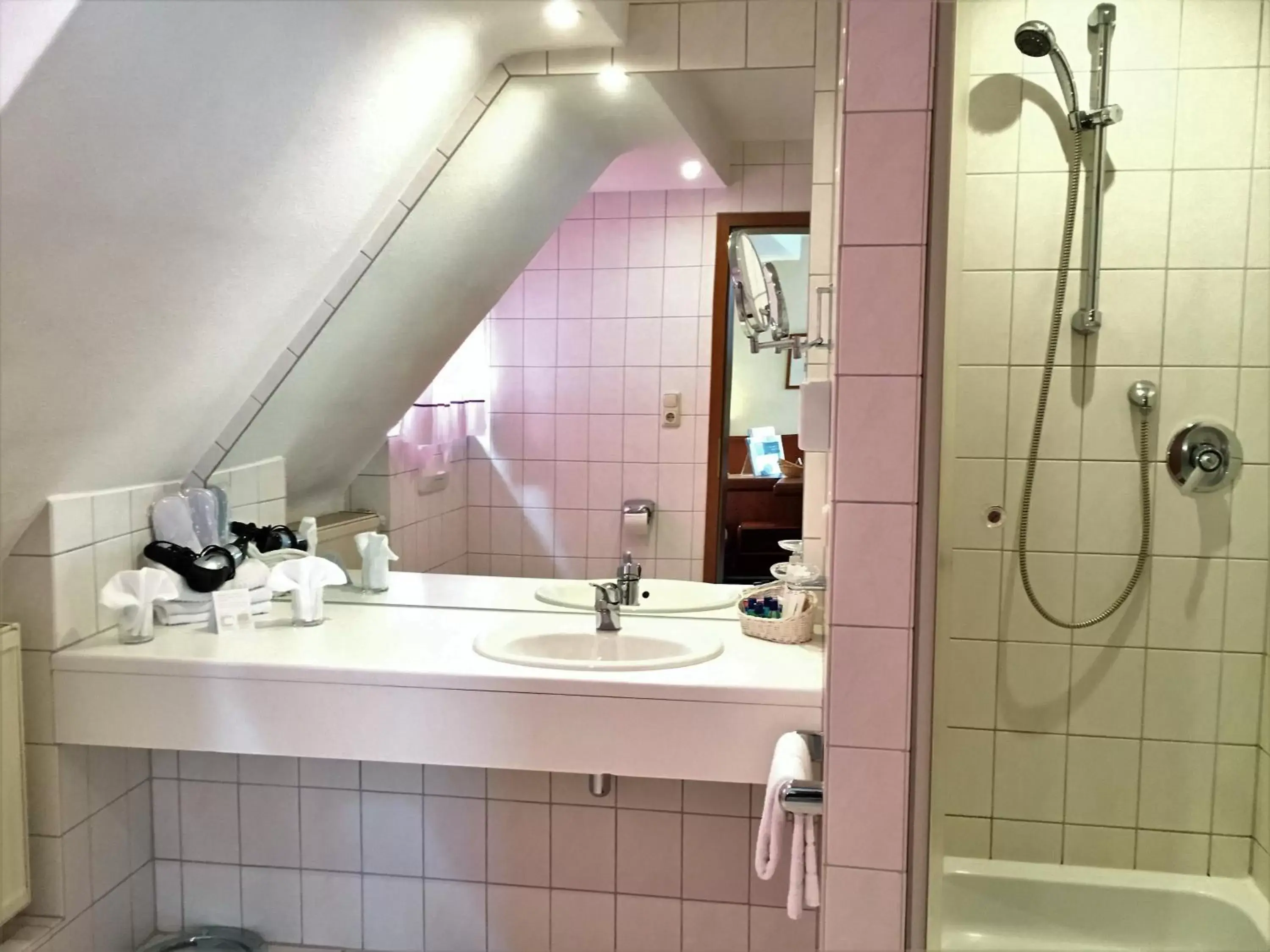 Decorative detail, Bathroom in CityHotel Kempten