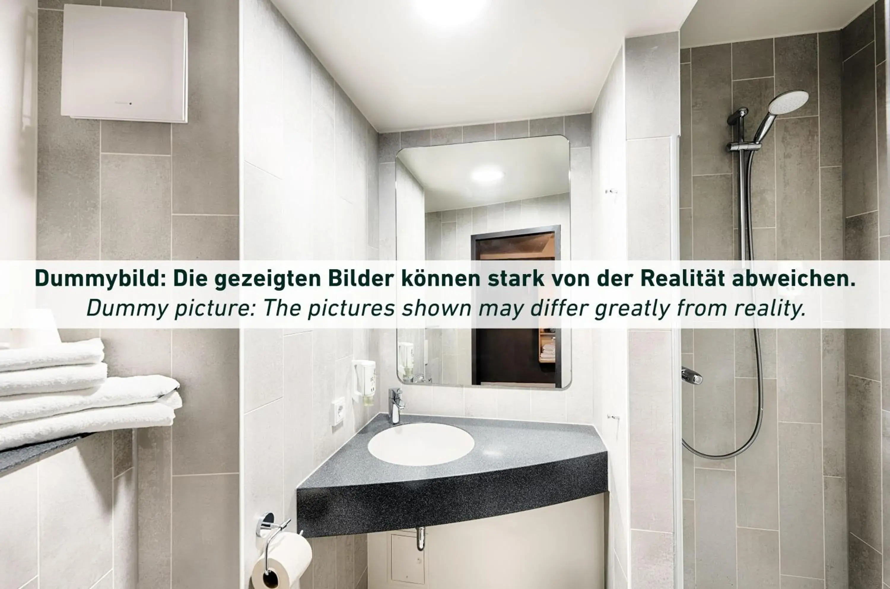 Shower, Bathroom in ibis Hotel Hamburg Airport