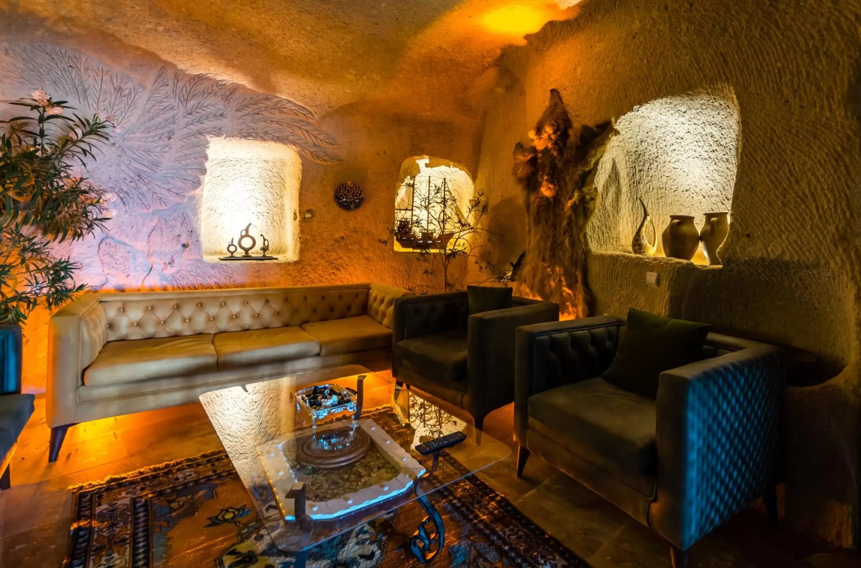 Lobby or reception in Elite Cave Suites Lobby or reception in Elite Cave Suites