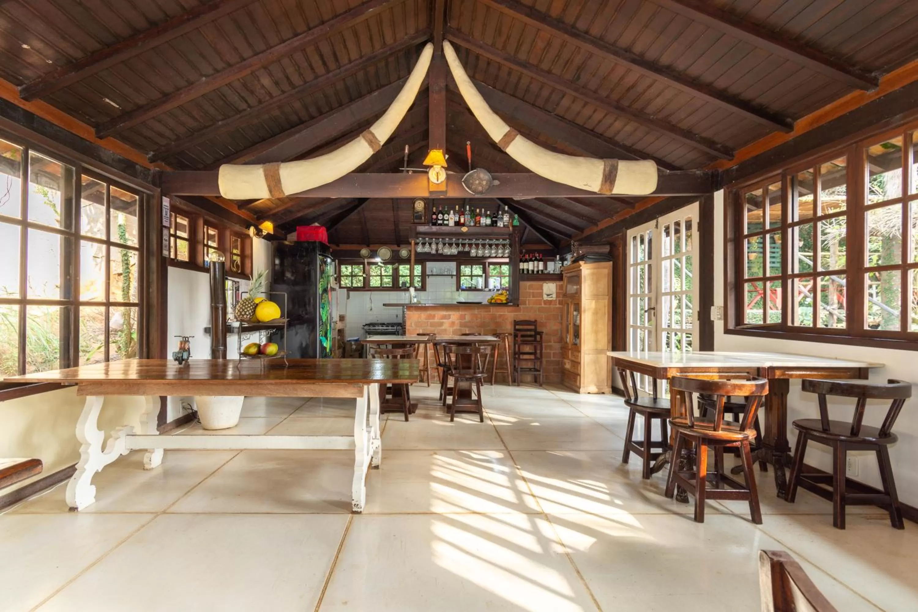 Restaurant/places to eat in Pousada Afrika