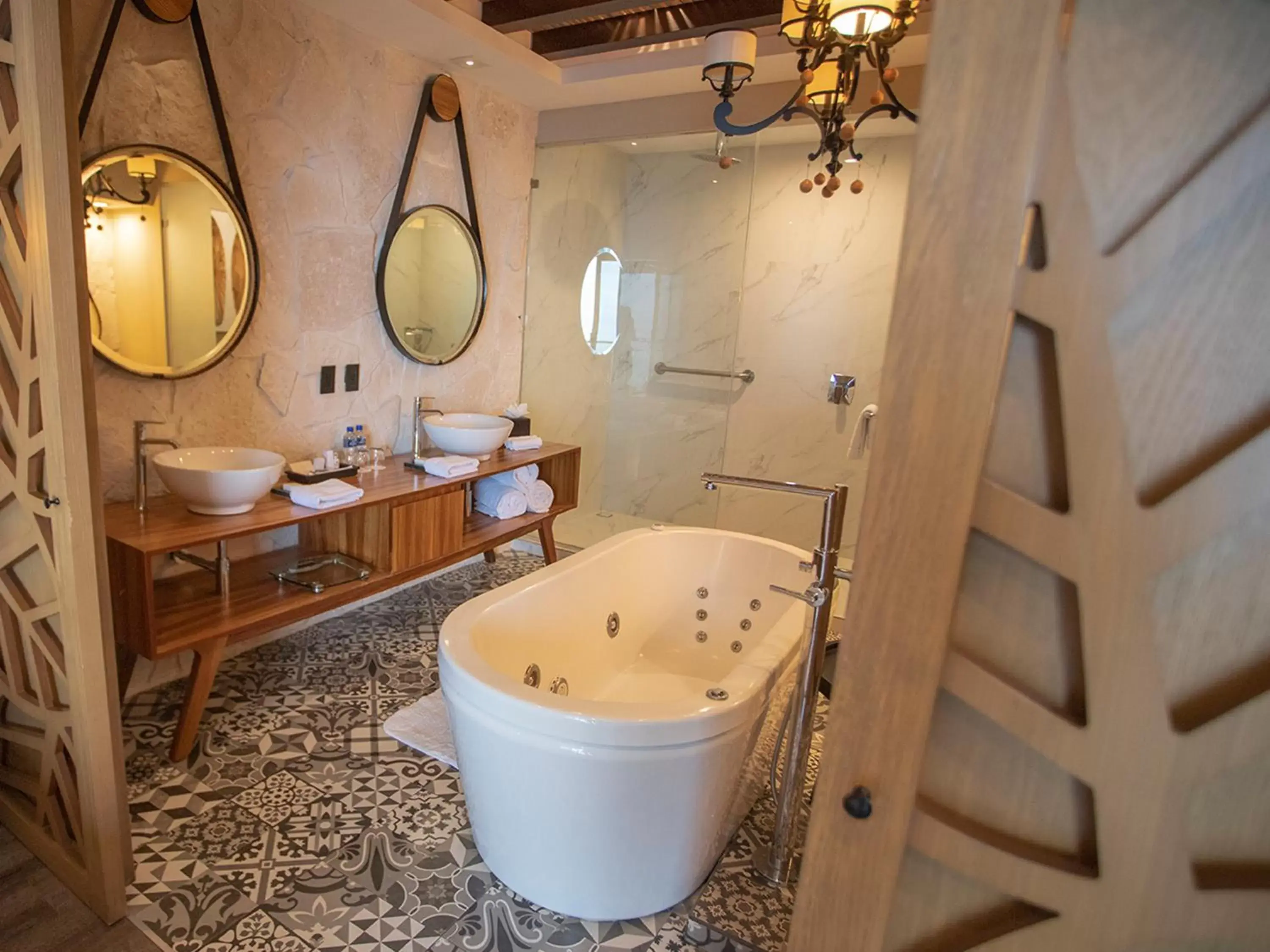 Bathroom in Torre Lucerna Hotel Ensenada