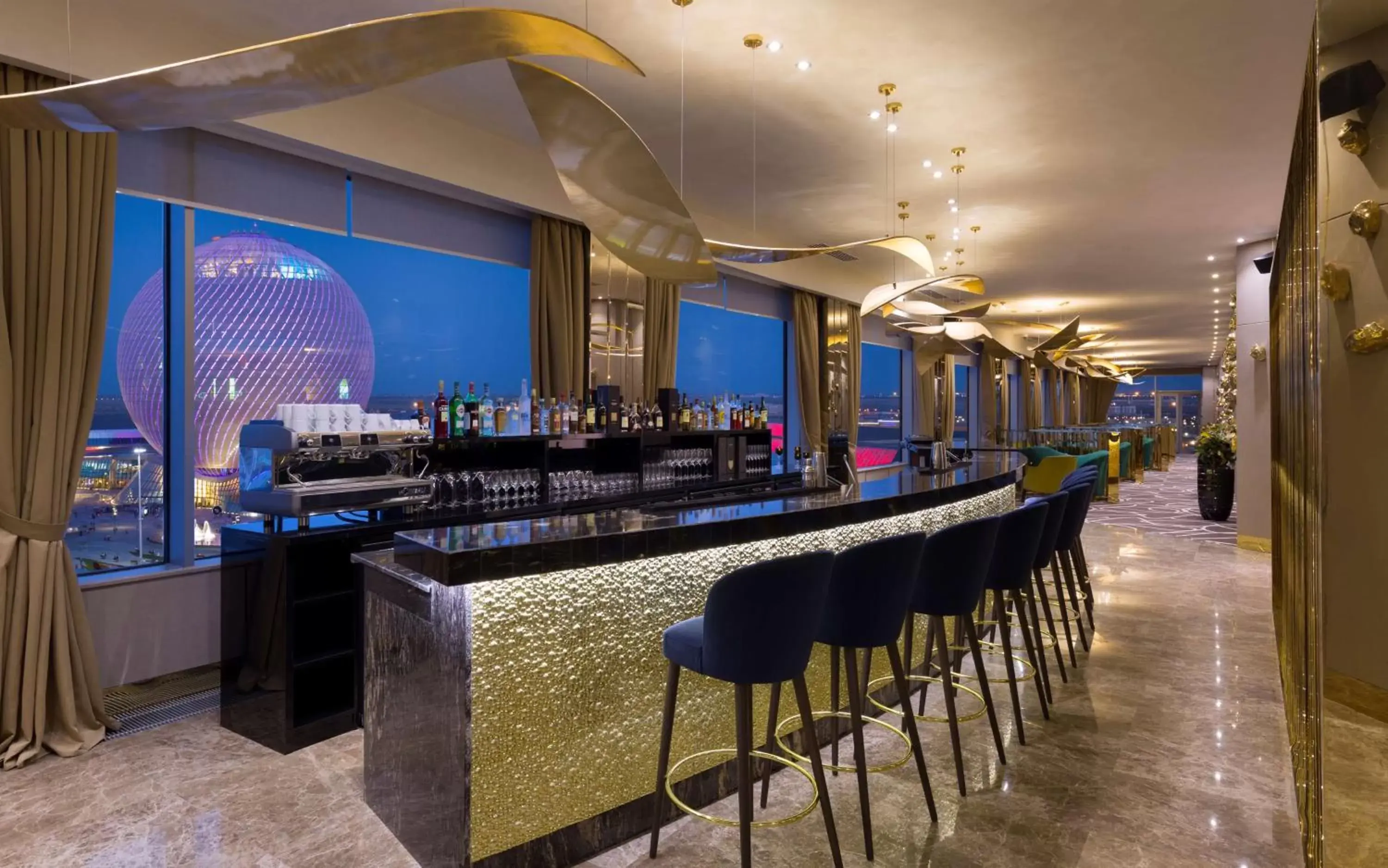 Lounge or bar, Lounge/Bar in Hilton Astana