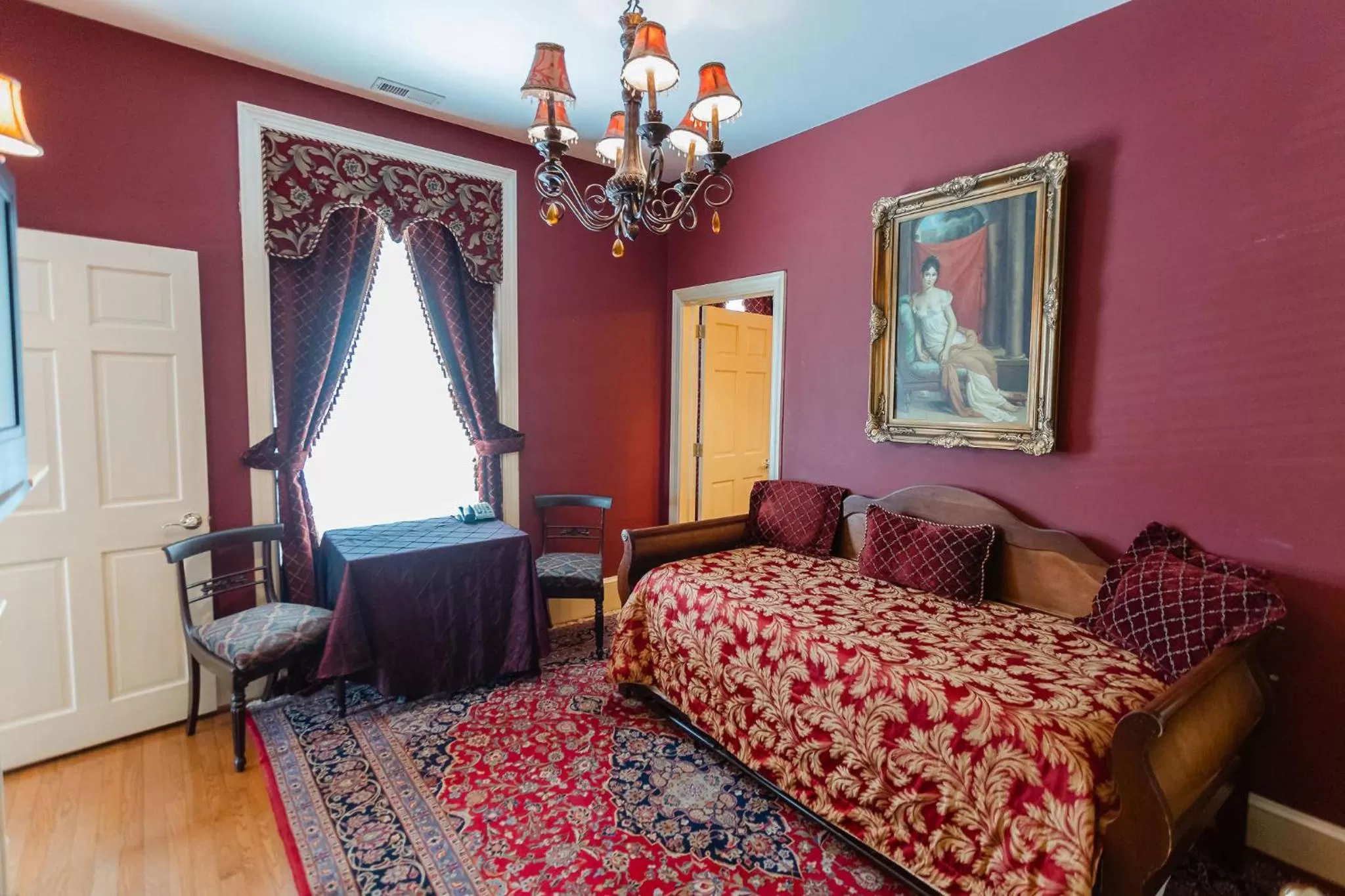 Seating Area in 1840s Carrollton Inn