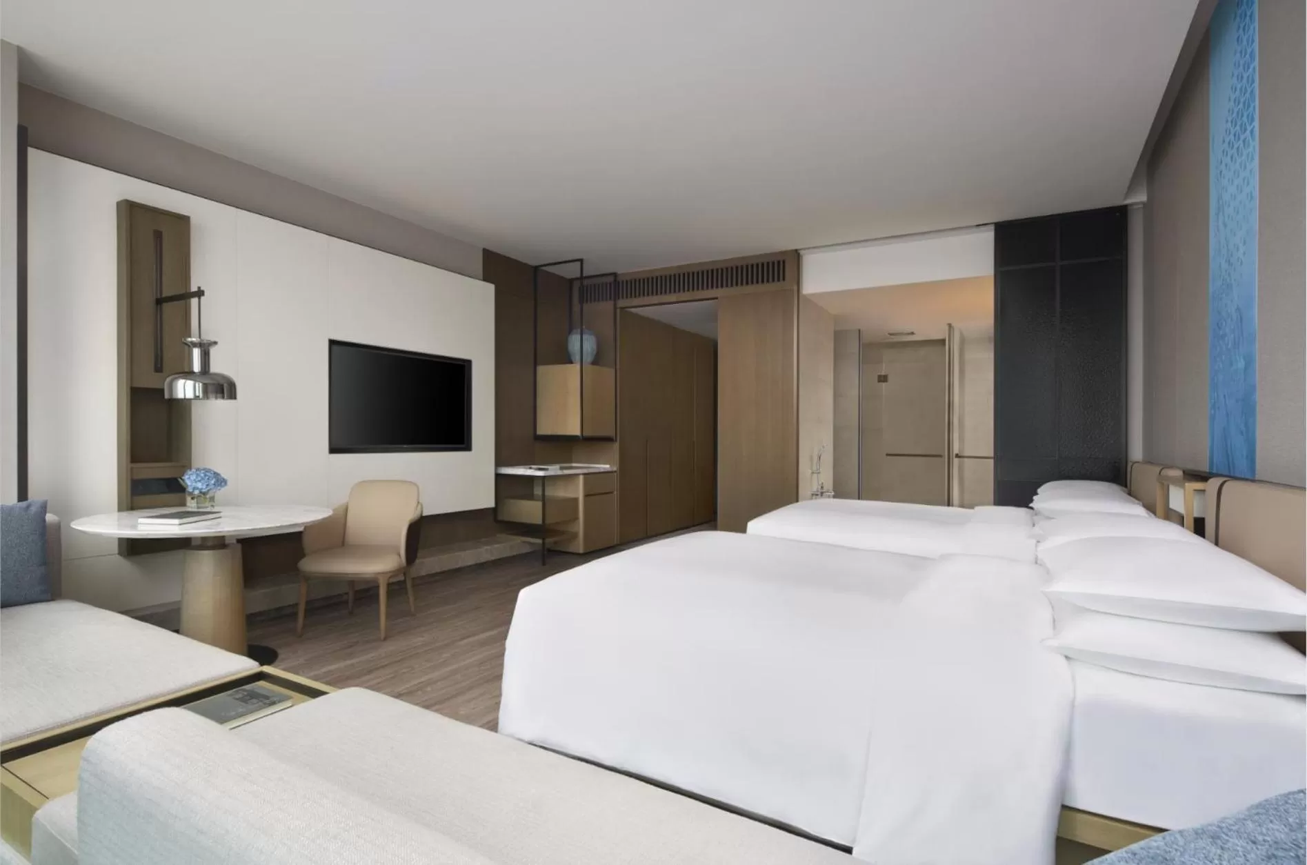 Bedroom, Bed in Jinhua Marriott Hotel