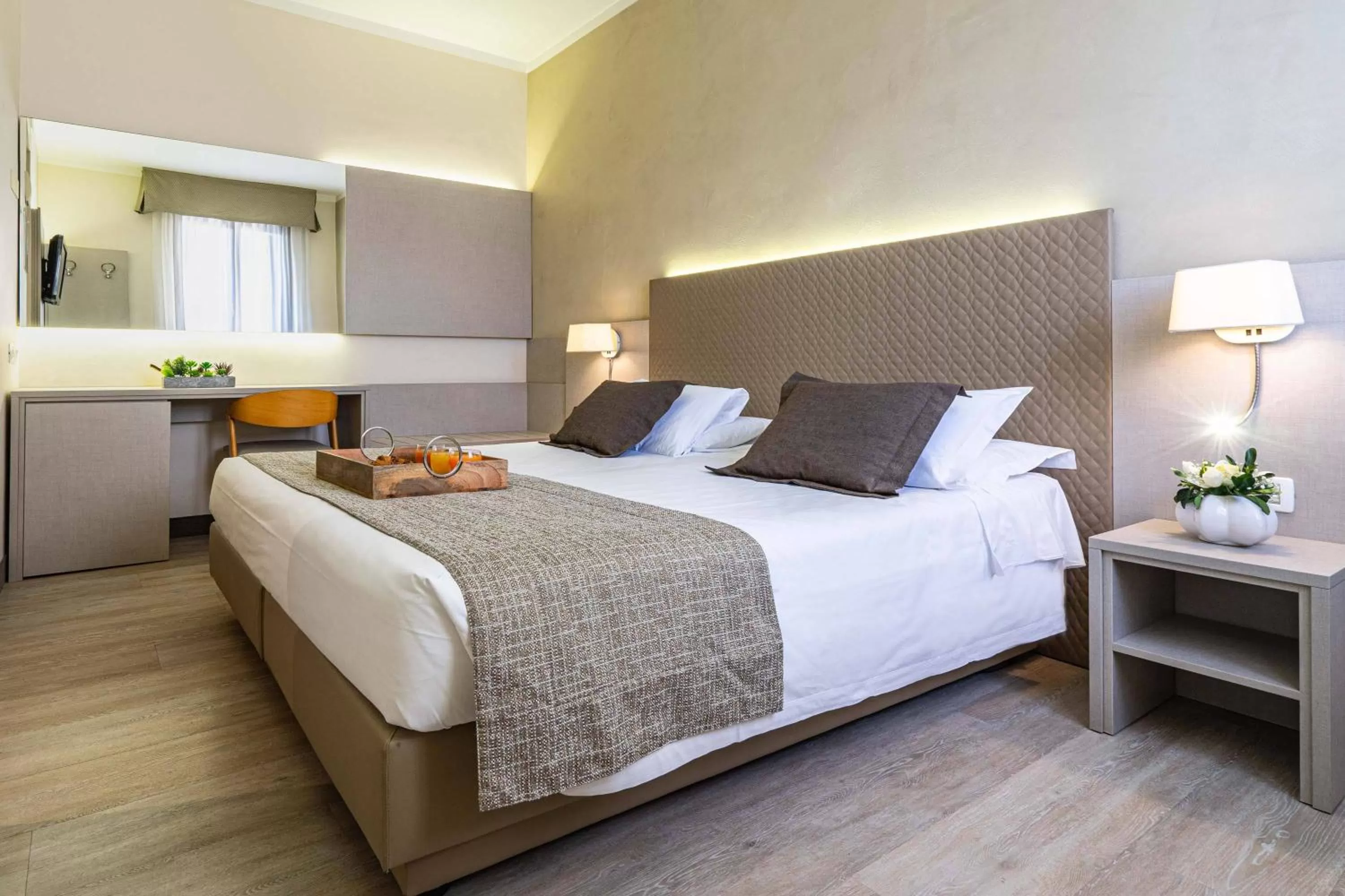 Bed in Park Hotel Ai Pini & Restaurant Ai Pini