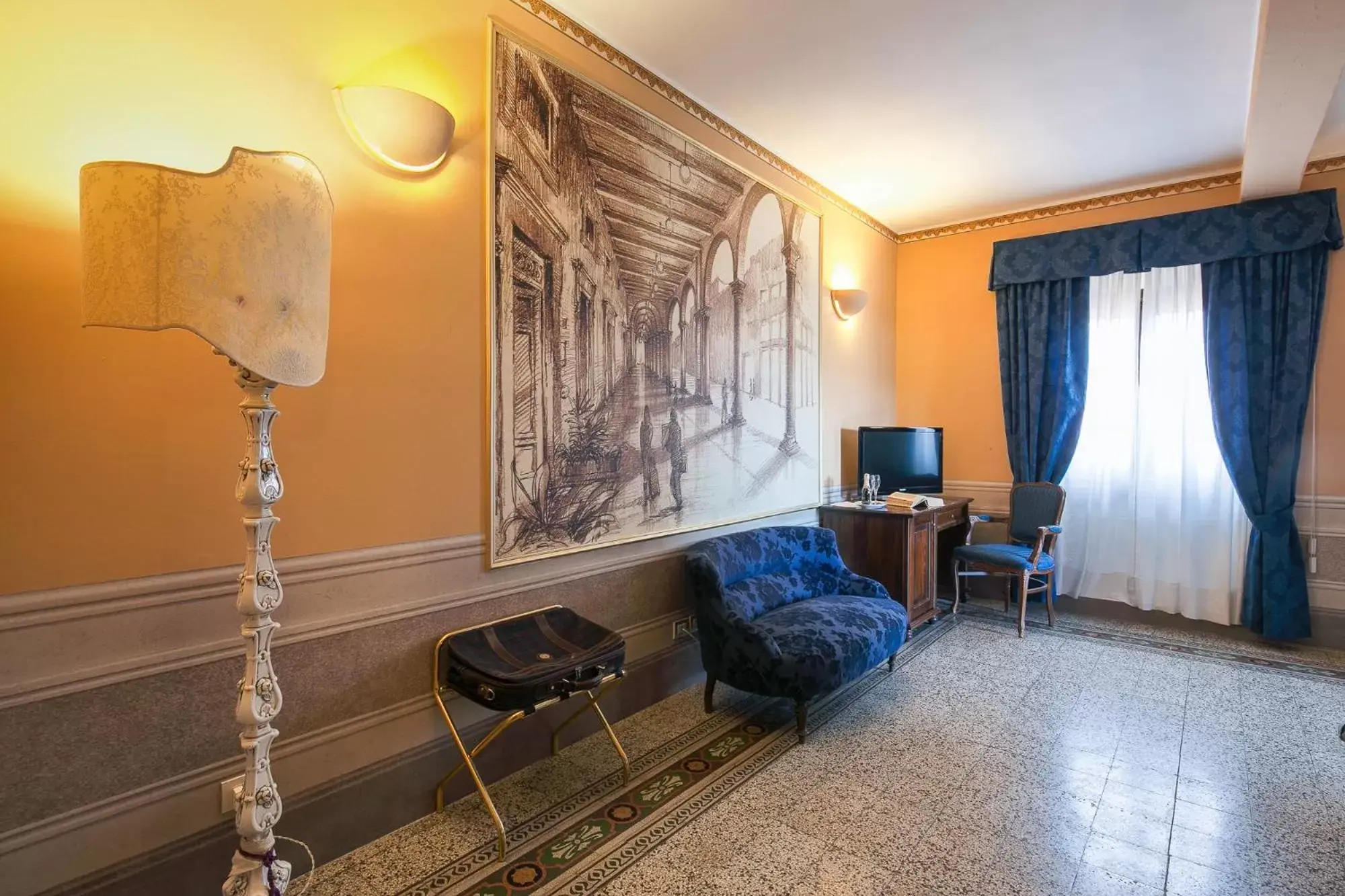 Seating Area in I Portici Hotel - Residenza D'Epoca