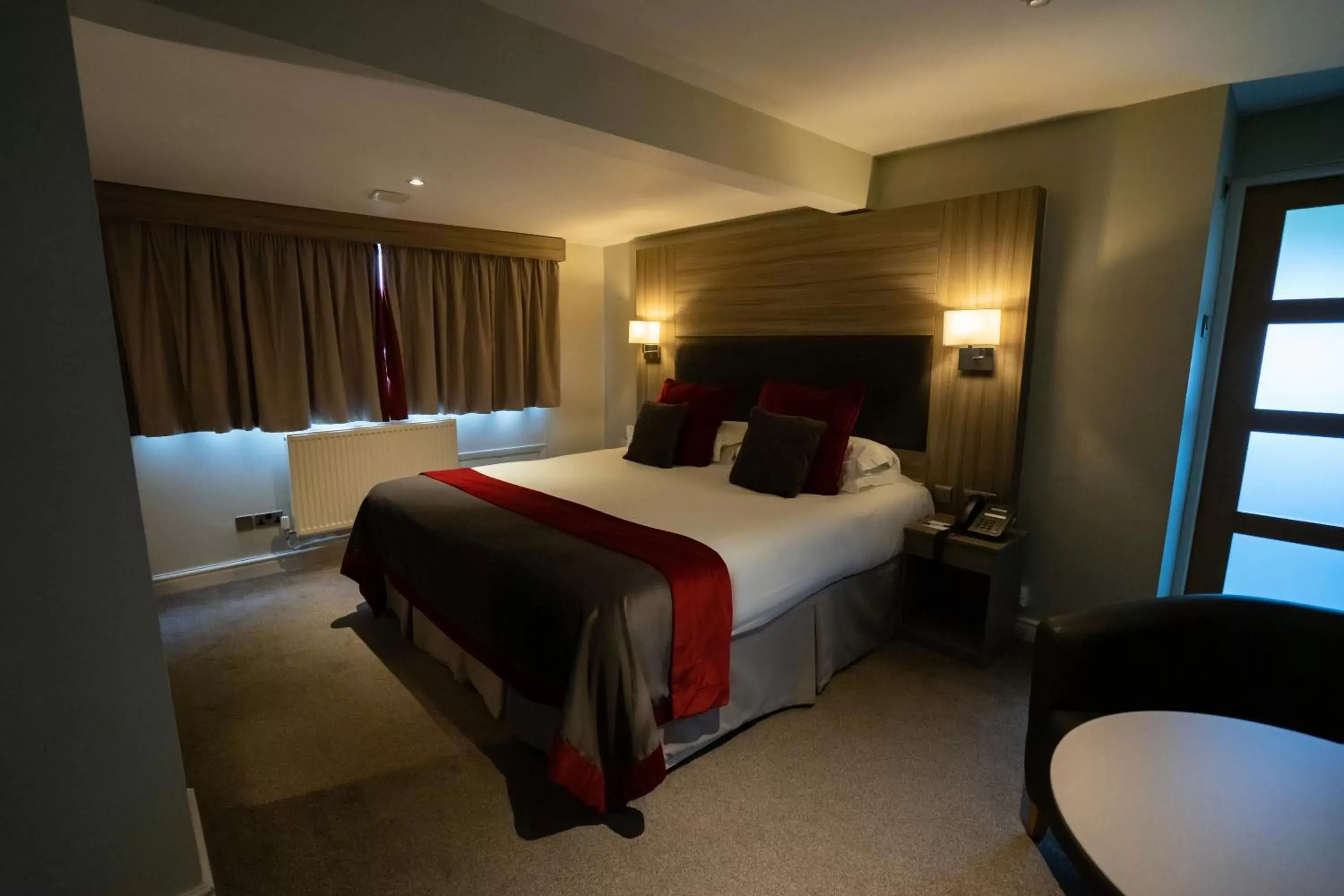Bed in Leasowe Castle Hotel