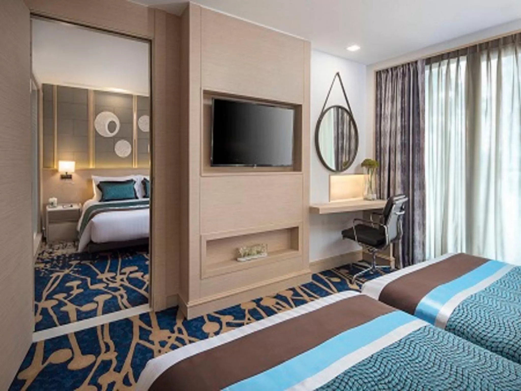 Bedroom, Bed in Solitaire Bangkok Sukhumvit 11