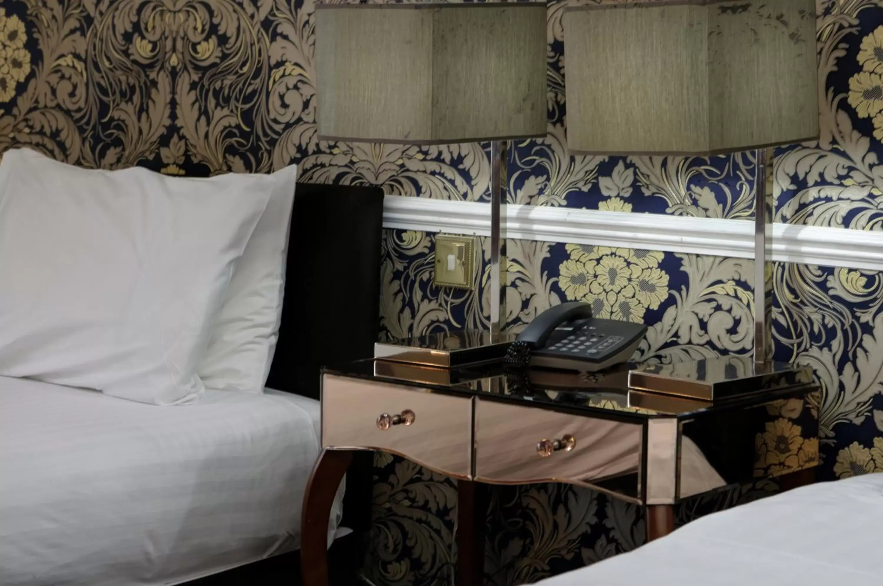 Bedroom, Bed in Risley Hall Hotel
