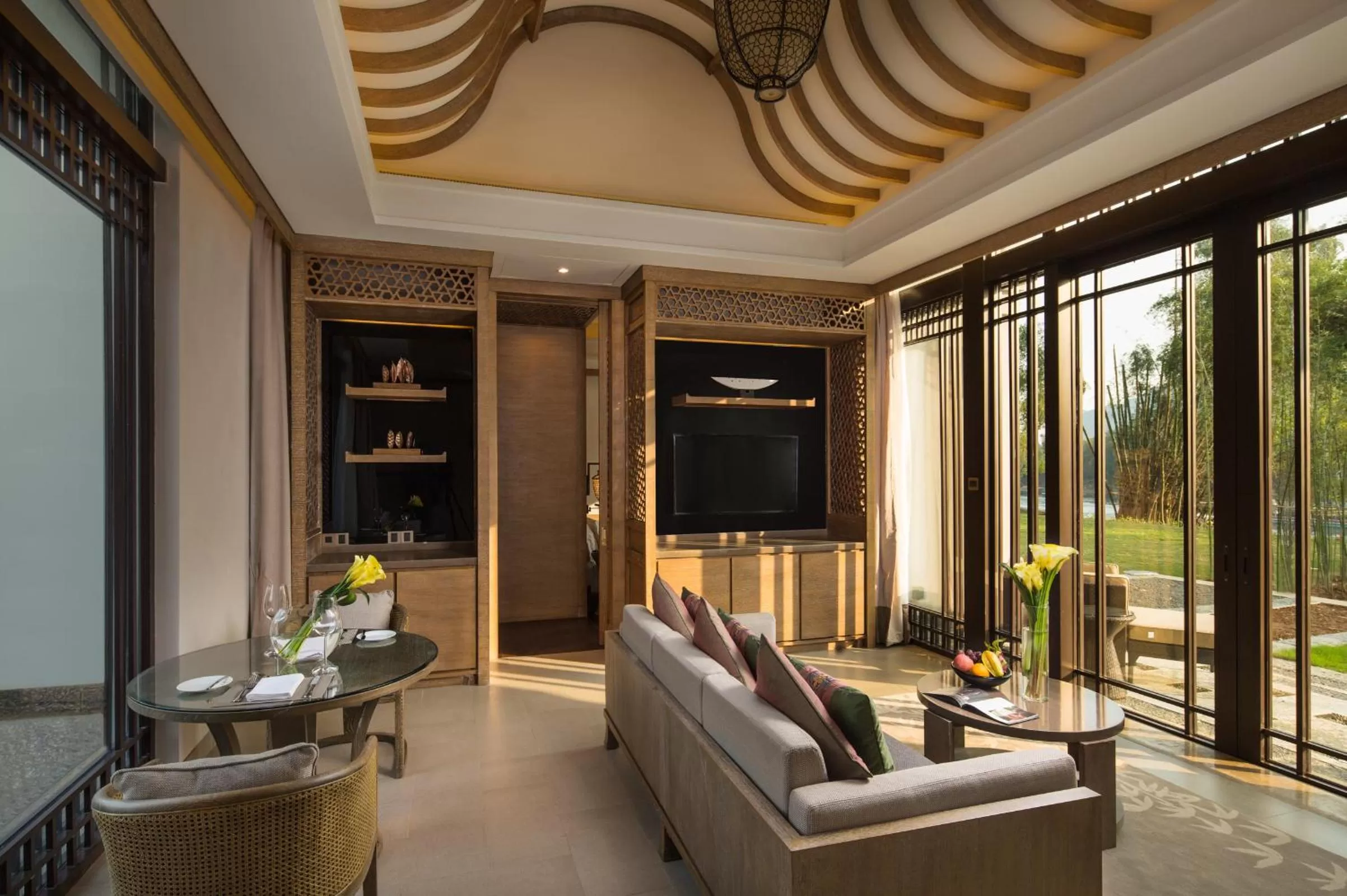 Living room in Banyan Tree Yangshuo