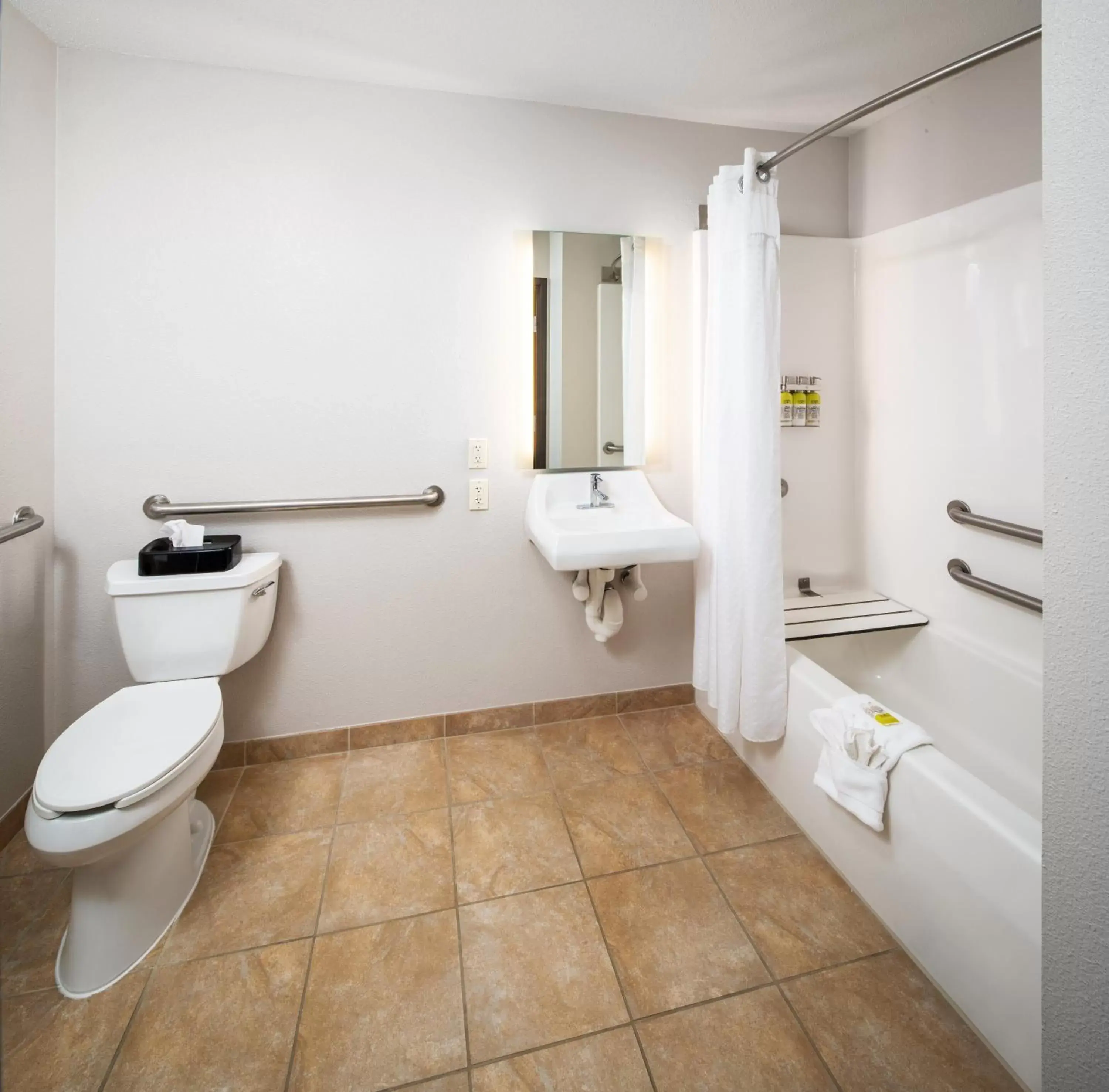 Photo of the whole room, Bathroom in Holiday Inn Express Hotel & Suites Bellevue-Omaha Area, an IHG Hotel