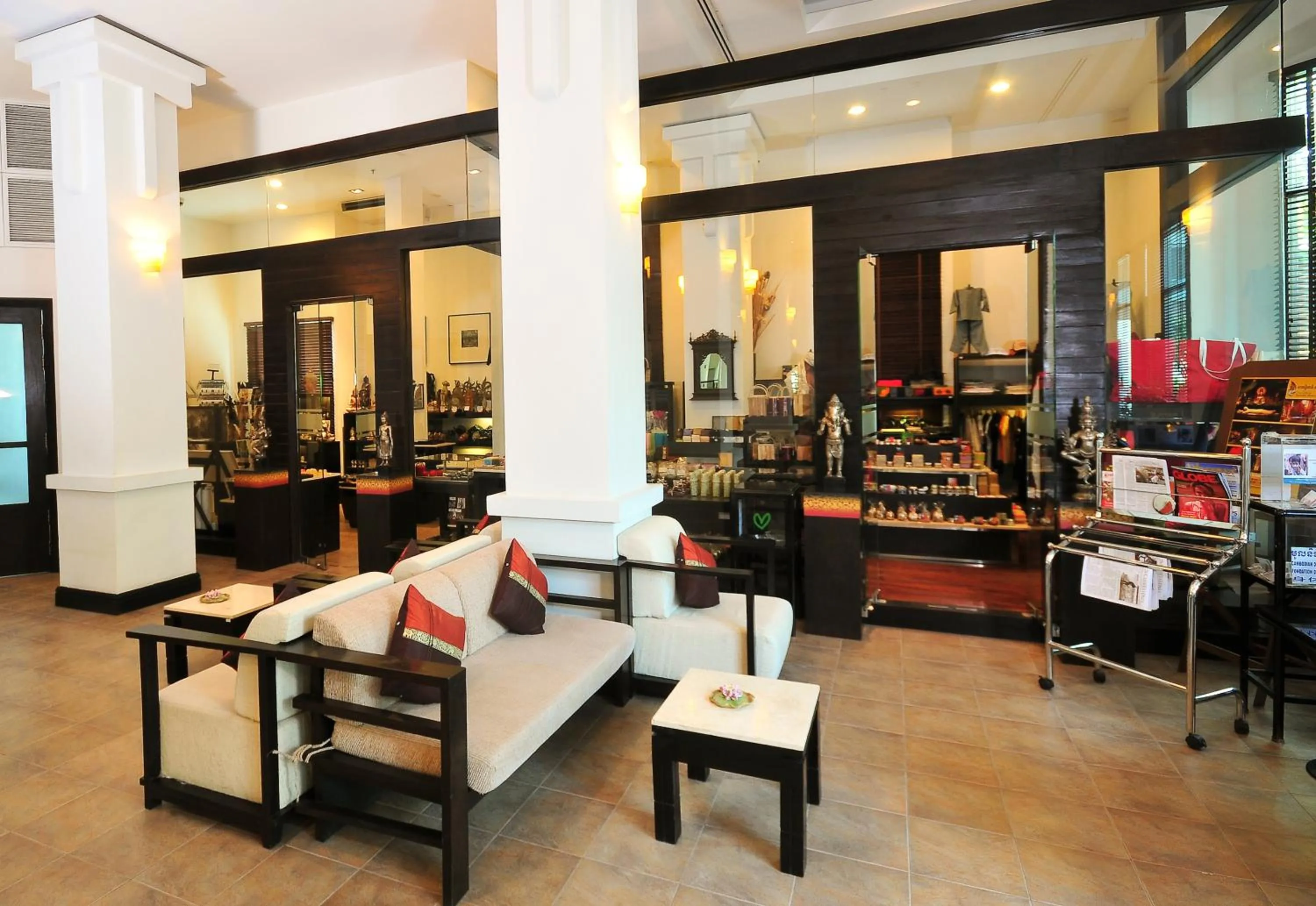 Lobby or reception in Tara Angkor Hotel