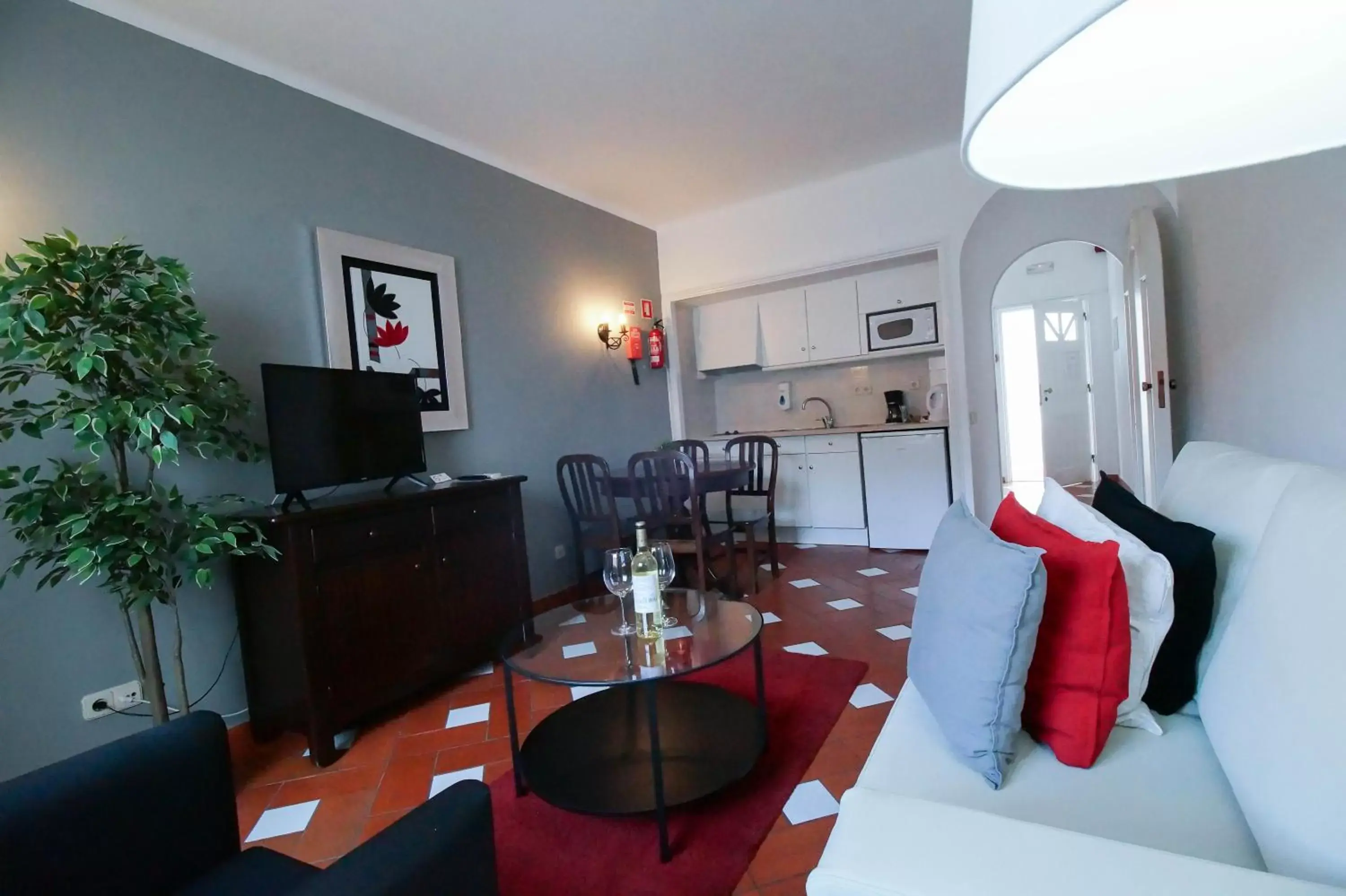 Living room, Dining Area in Baluarte da Vila Apartments