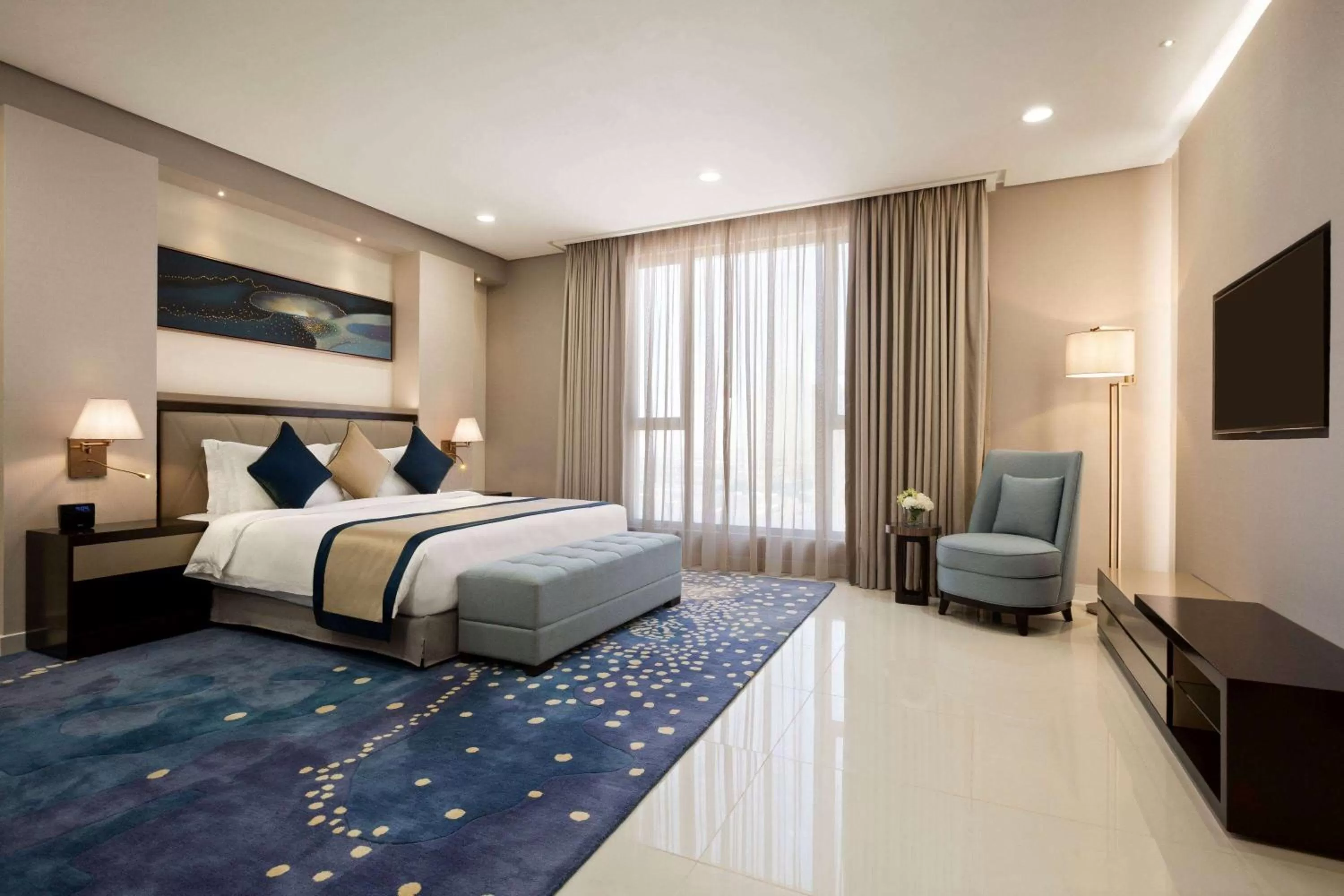 Photo of the whole room, Bed in Wyndham Garden Manama