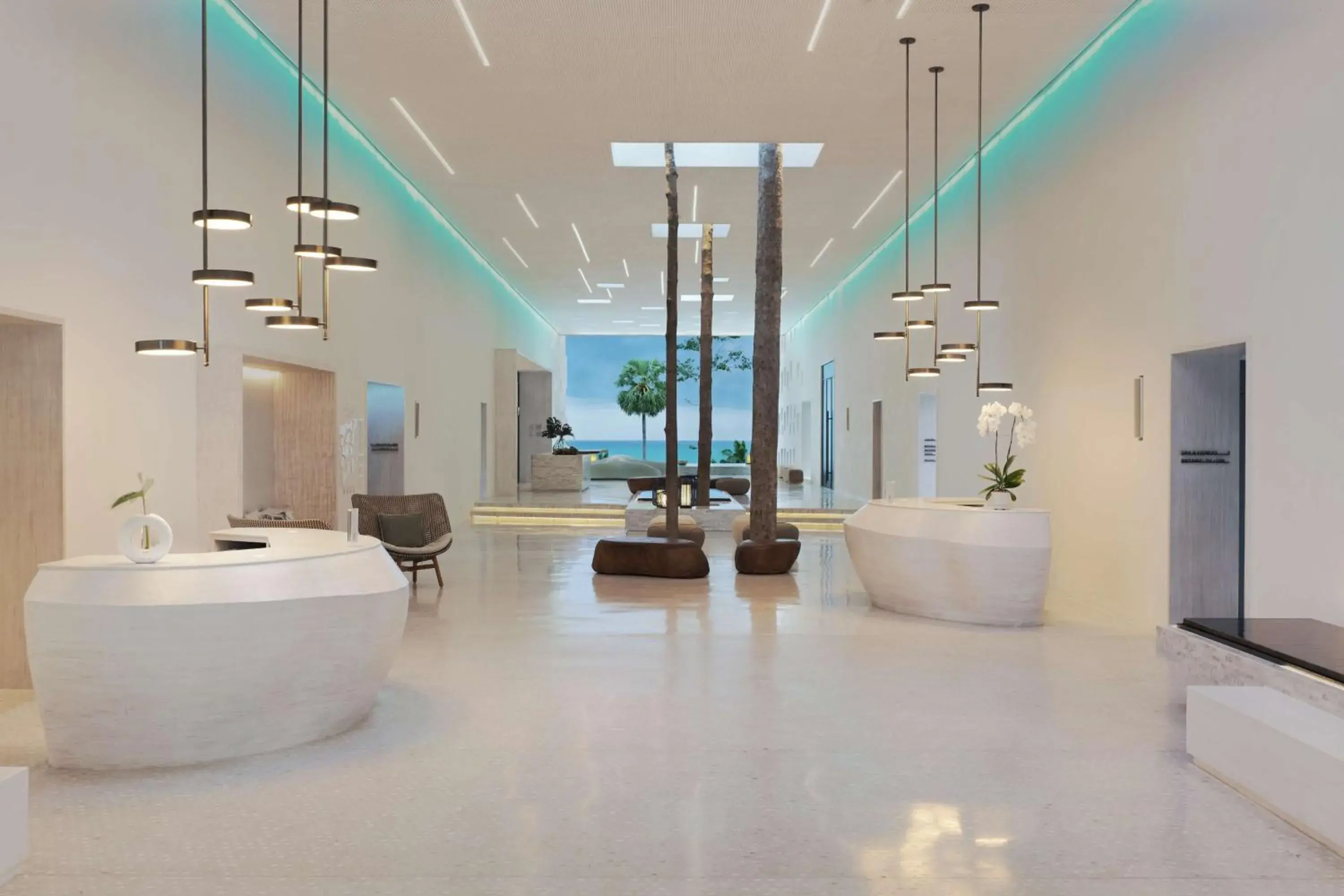 Lobby or reception in Hyatt Regency Koh Samui Lobby or reception in Hyatt Regency Koh Samui