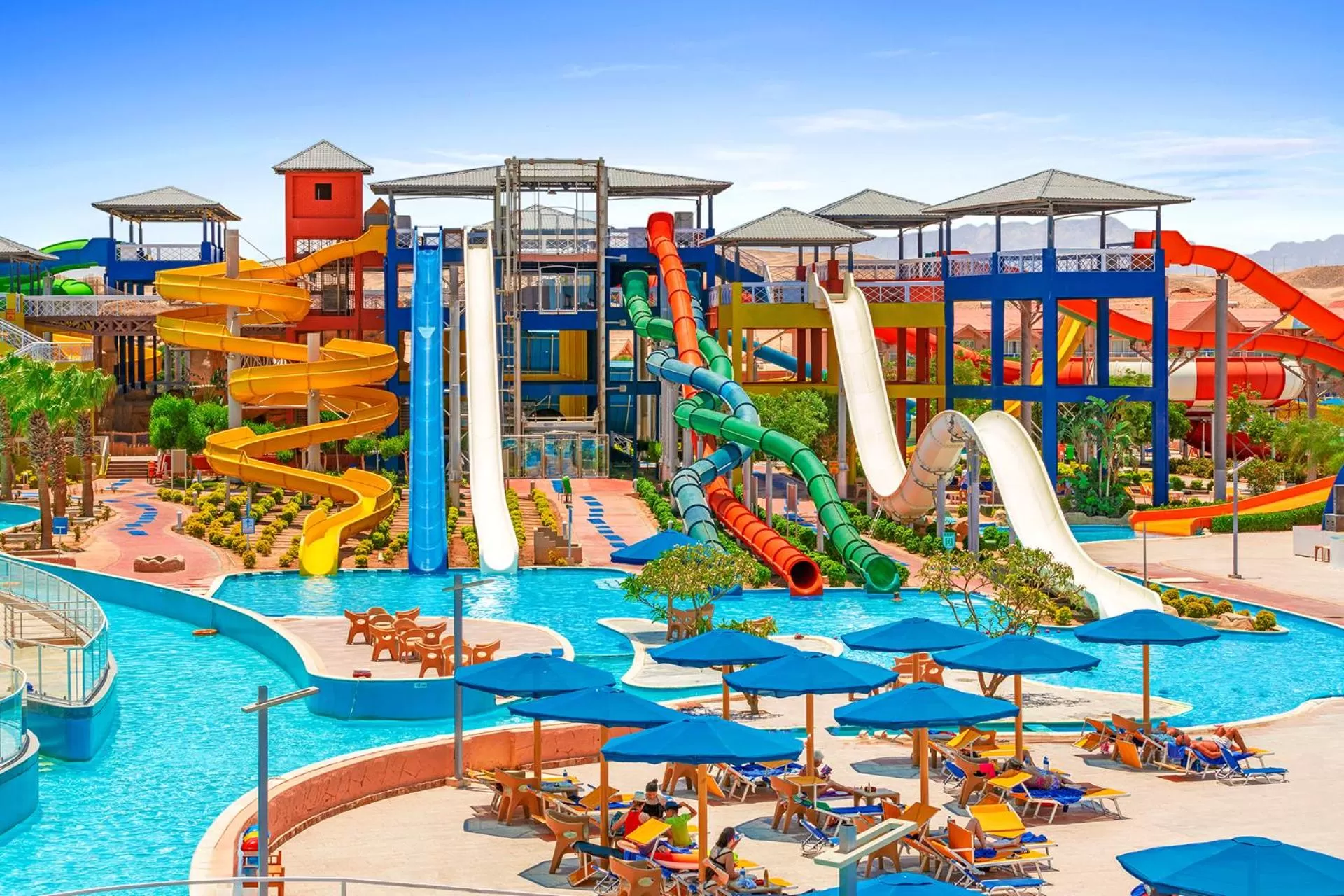 Aqua park in Pickalbatros Jungle Aqua Park - Neverland Hurghada