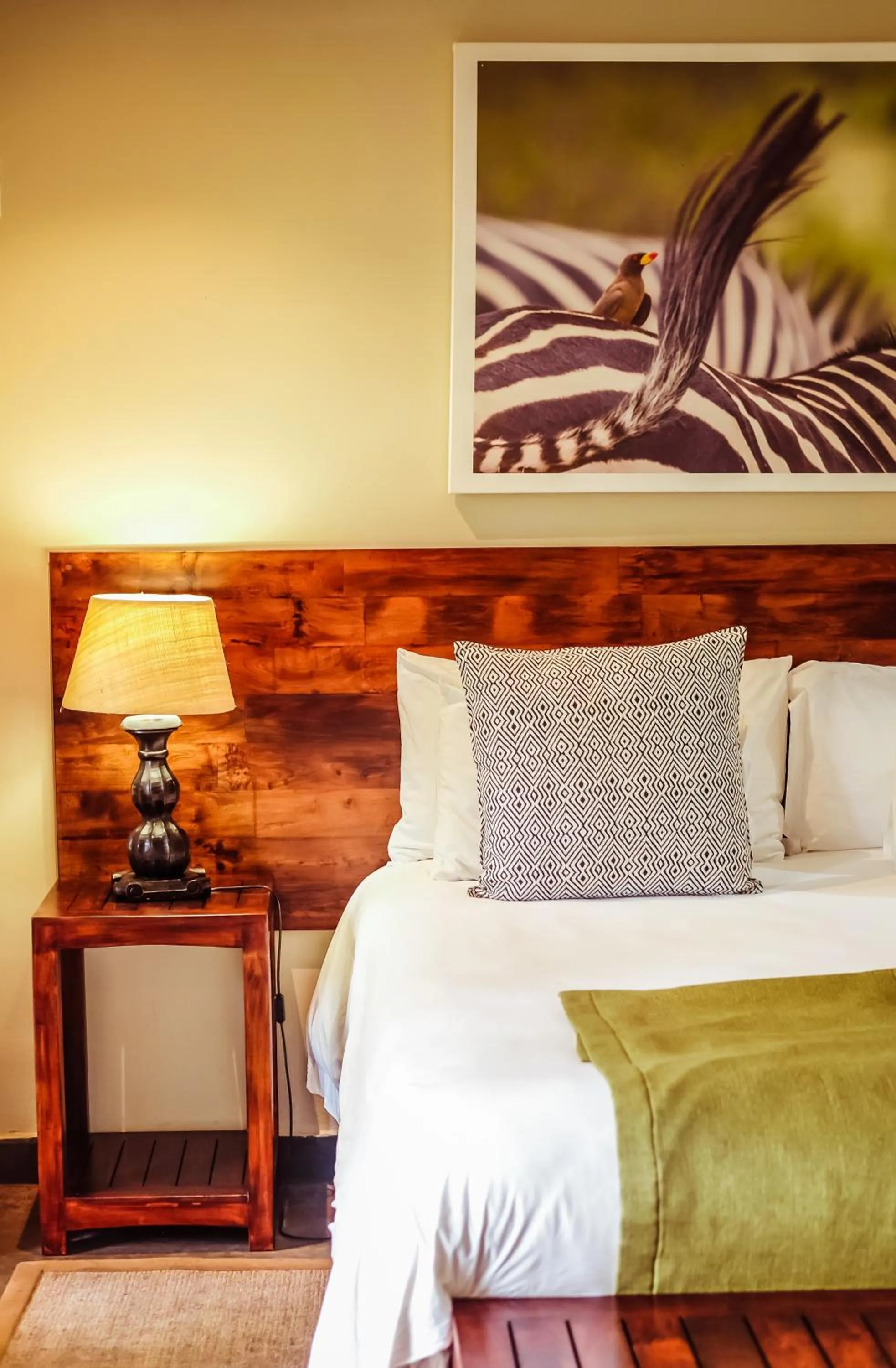 Decorative detail, Bed in Bushveld Terrace Safari Hotel, Lodge & Spa