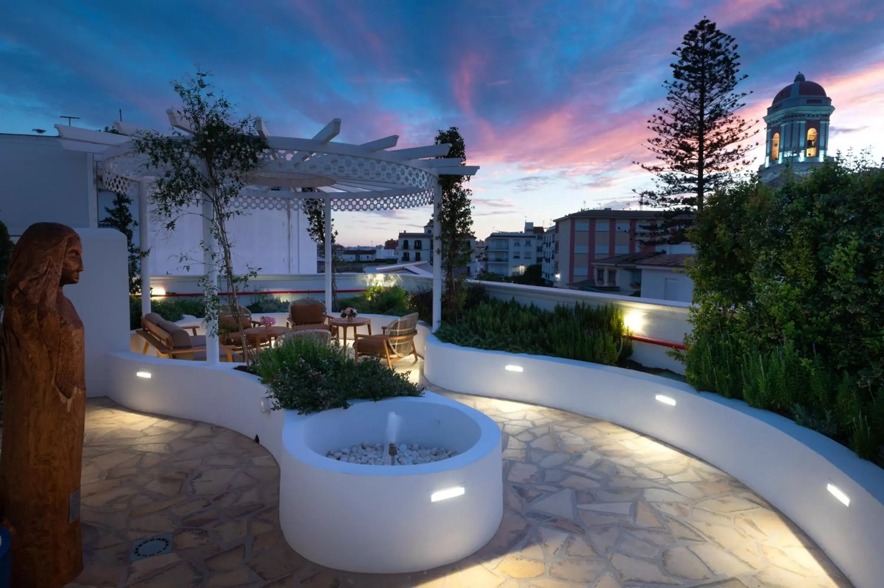 Balcony/Terrace, Swimming Pool in Hotel Silken El Pilar Andalucia