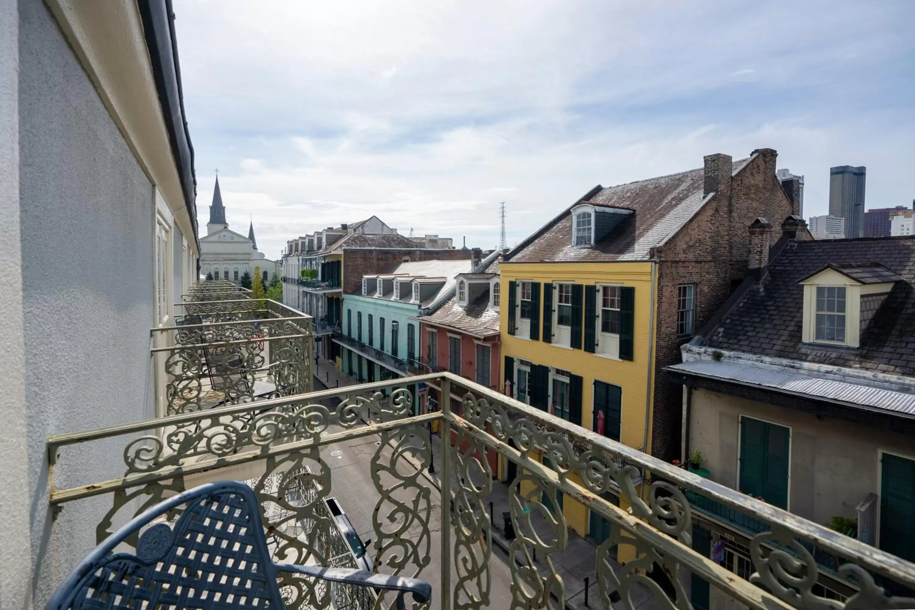 View (from property/room), Balcony/Terrace in Bourbon Orleans Hotel