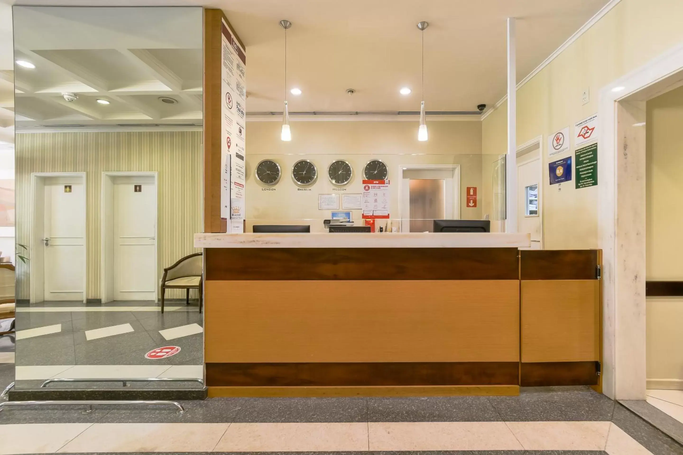 Lobby or reception in Park Tower Campinas Residence by Nacional Inn Lobby or reception in Park Tower Campinas Residence by Nacional Inn