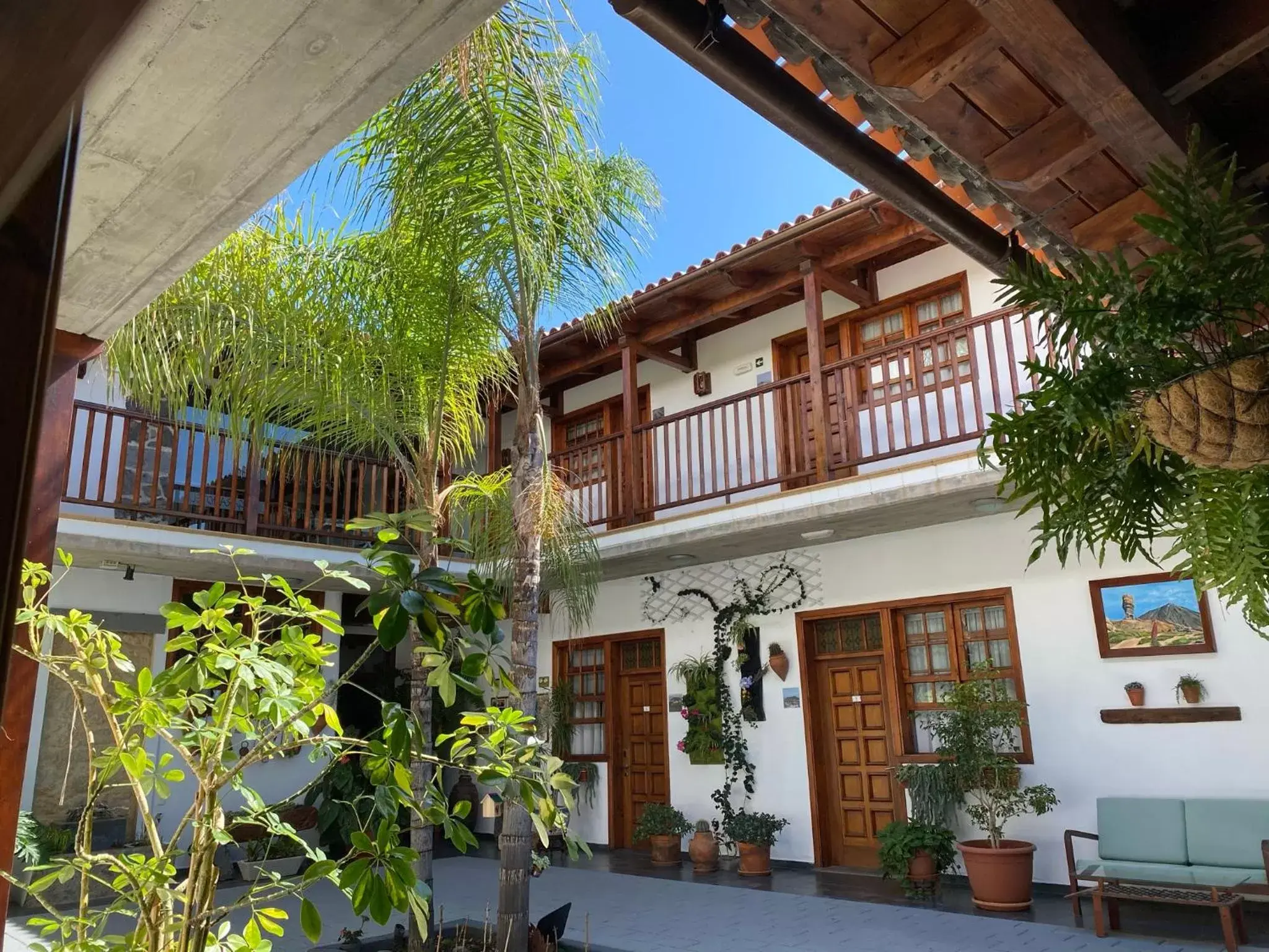 Inner courtyard view in Gara Hotel