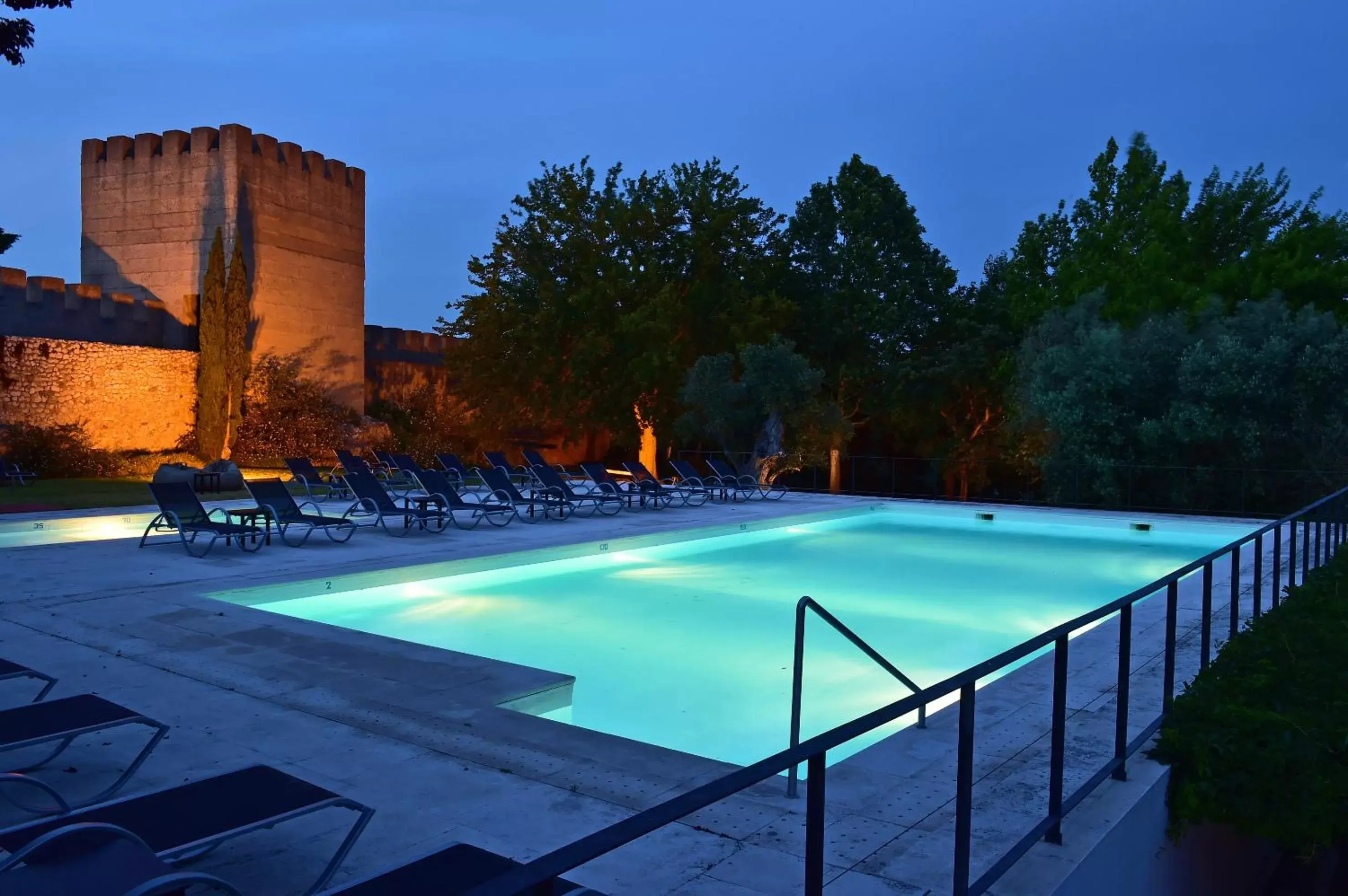 Night, Swimming Pool in Pousada Castelo de Alcacer do Sal