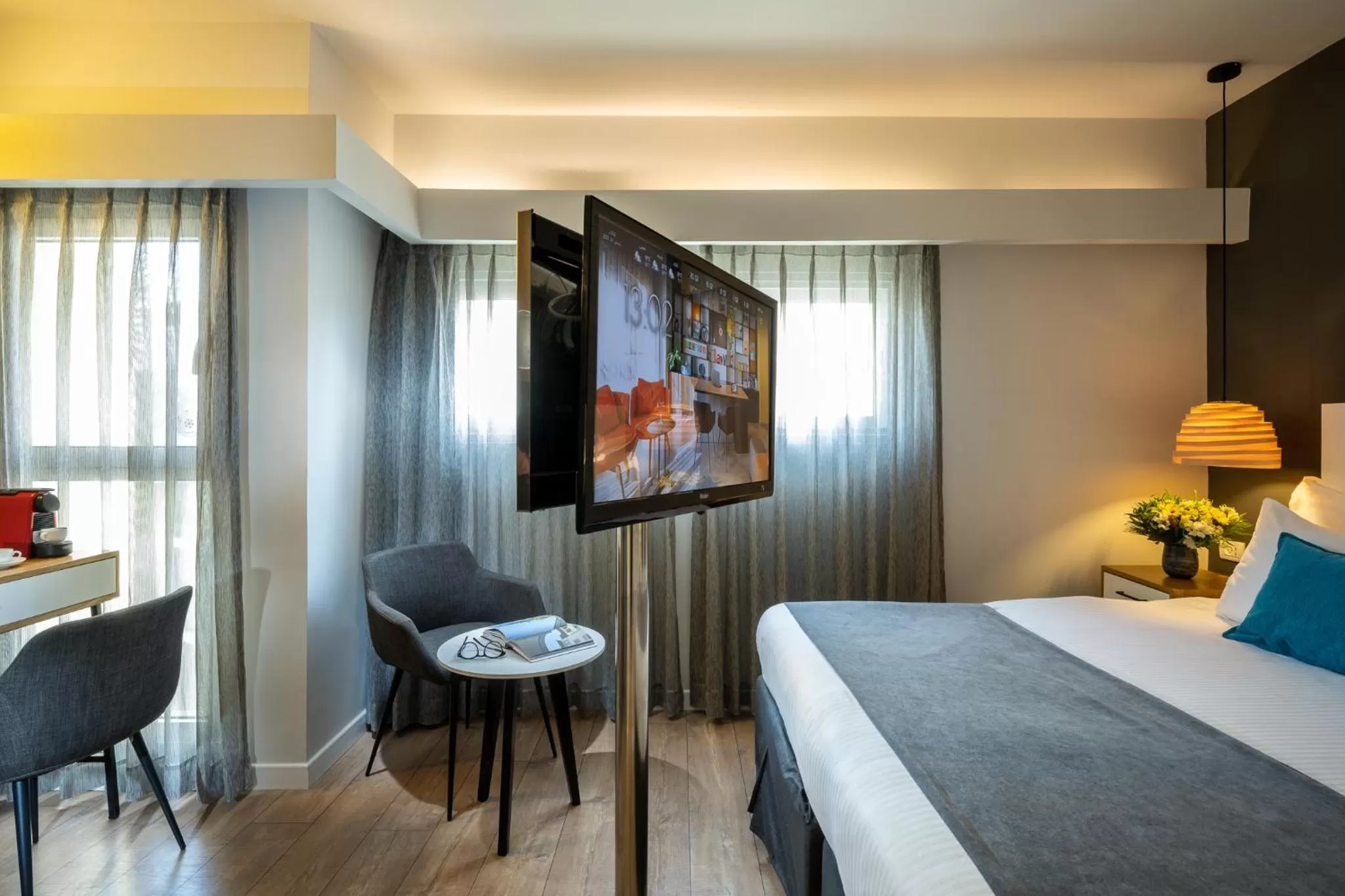 Bed in Prima City Hotel