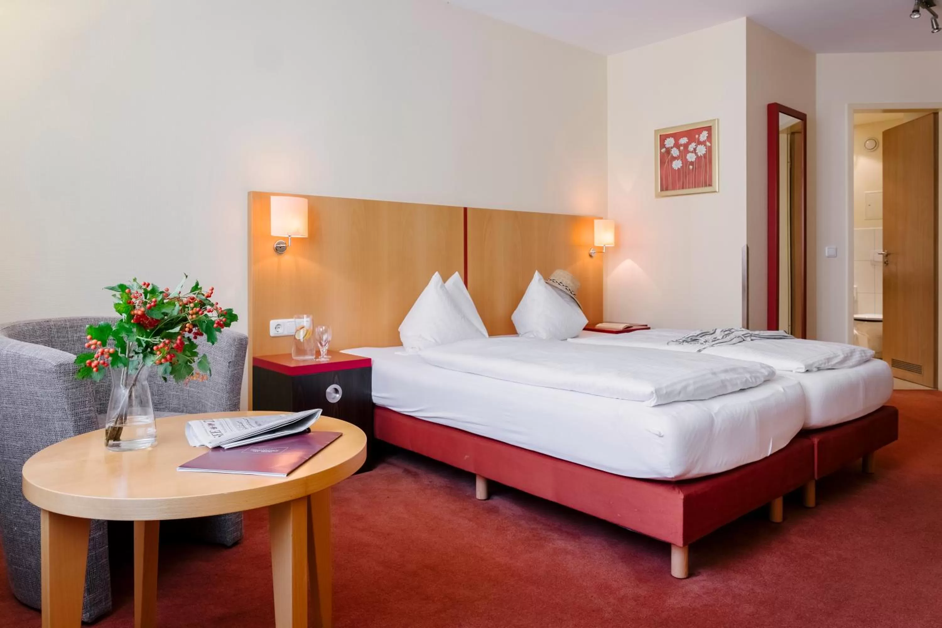 Bed in Hotel am Jungfernstieg