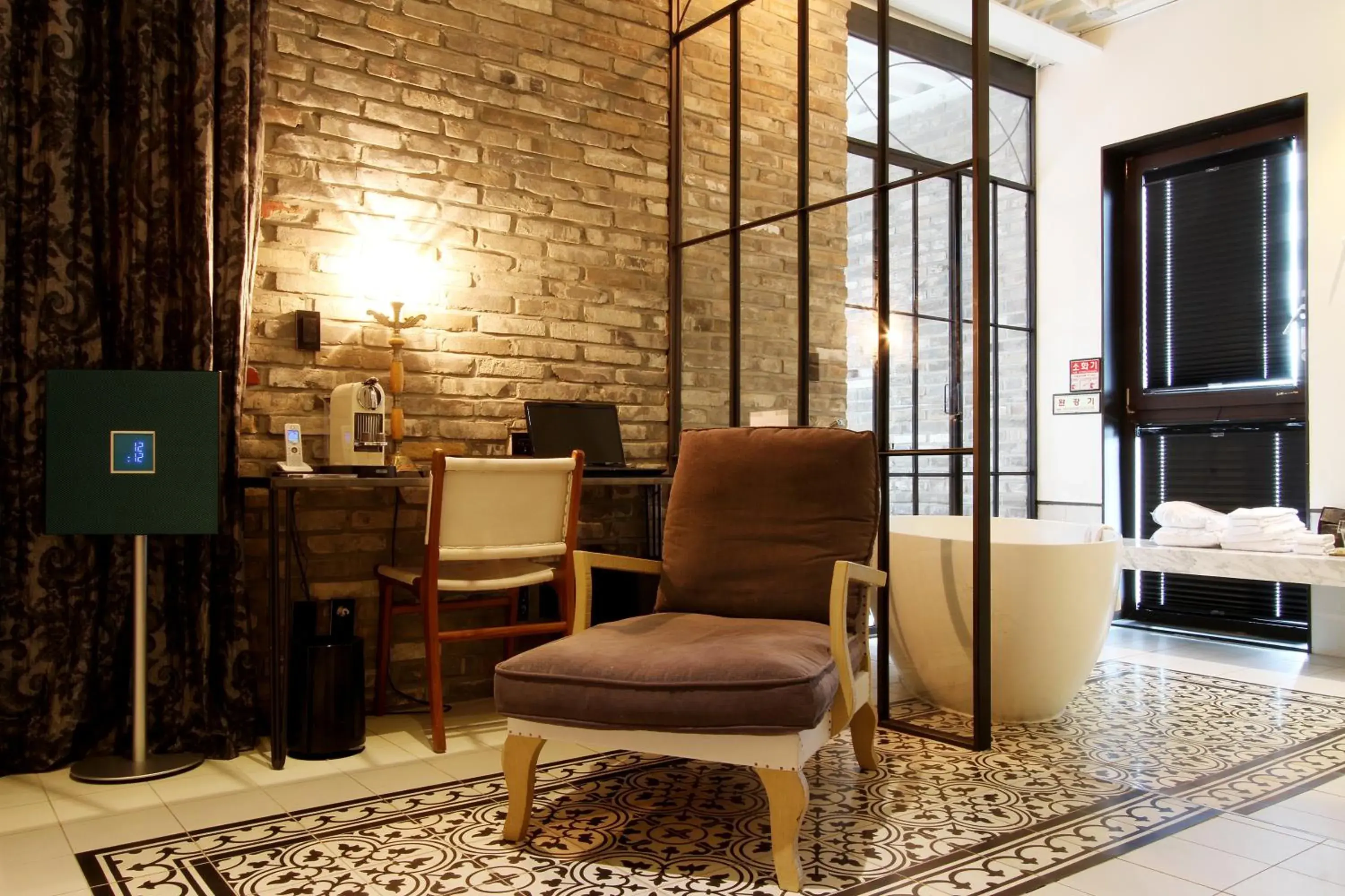 Decorative detail, Seating Area in Hotel Loft