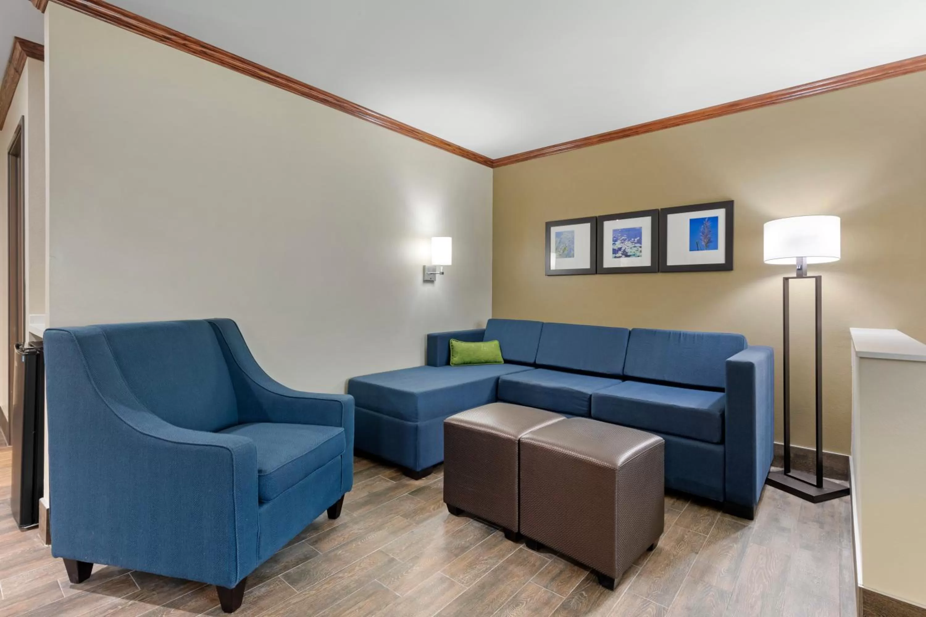 Seating area in Comfort Suites West Monroe near Ike Hamilton Expo Center