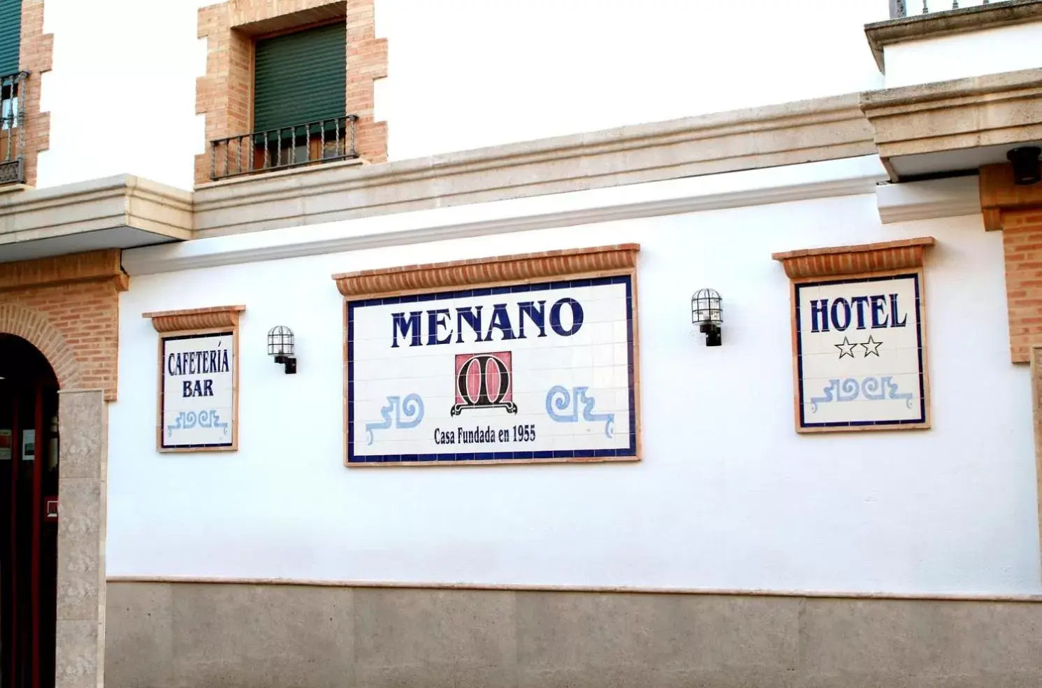 Property logo or sign in Hotel Menano