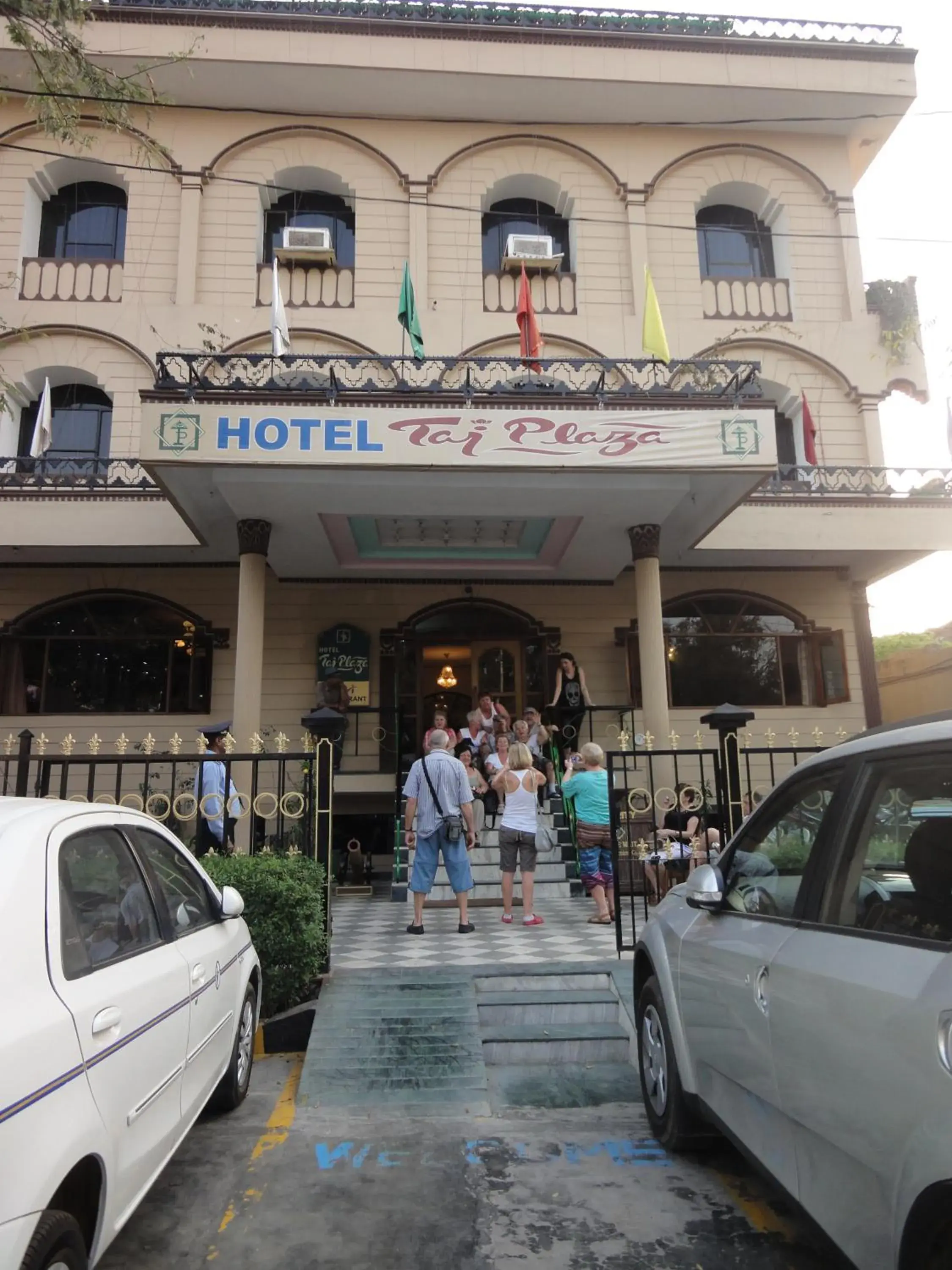 Facade/entrance in Hotel Taj Plaza, VIP Road, Agra