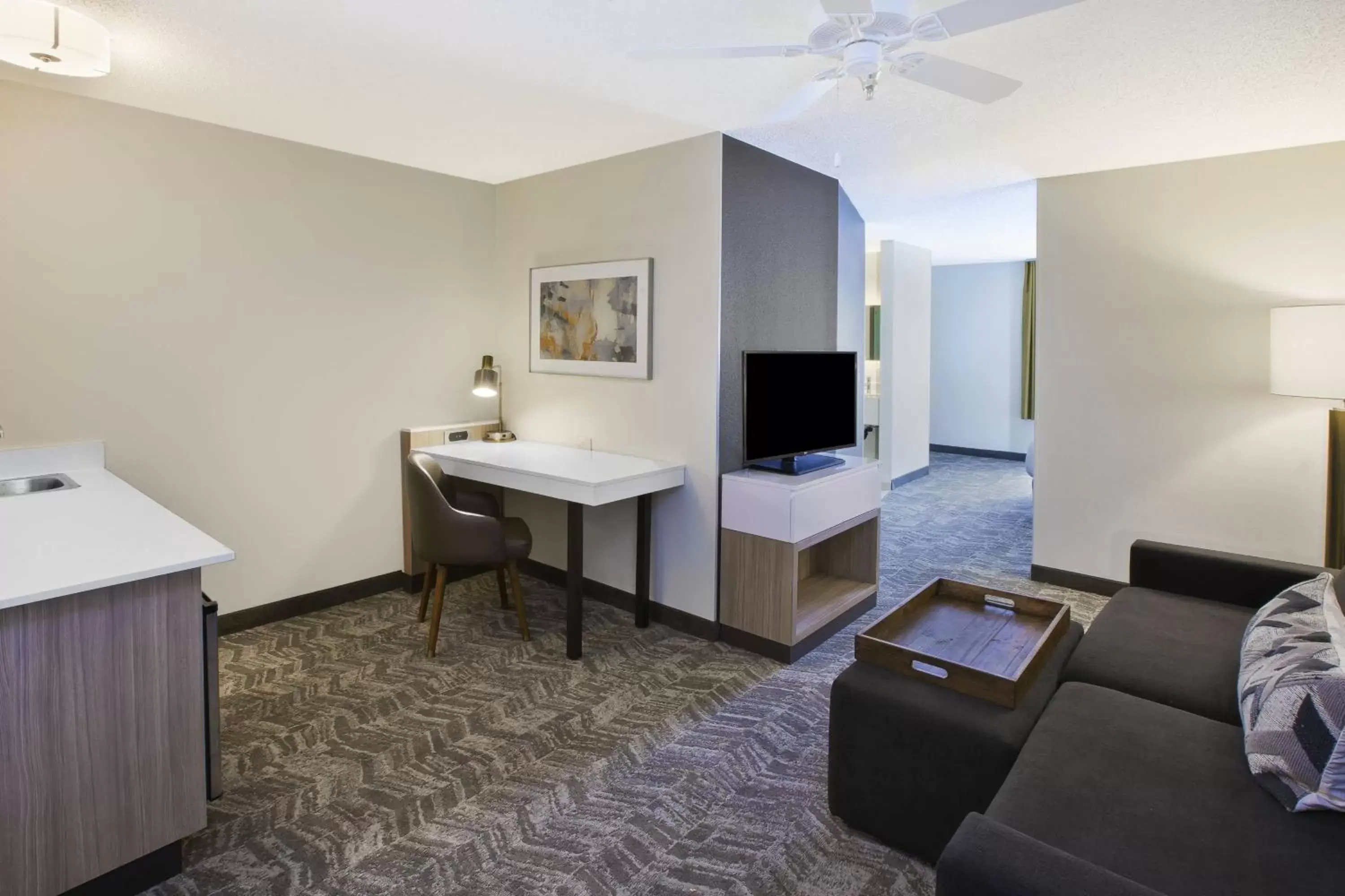 Living room, Seating Area in SpringHill Suites Minneapolis-St. Paul Airport/Eagan