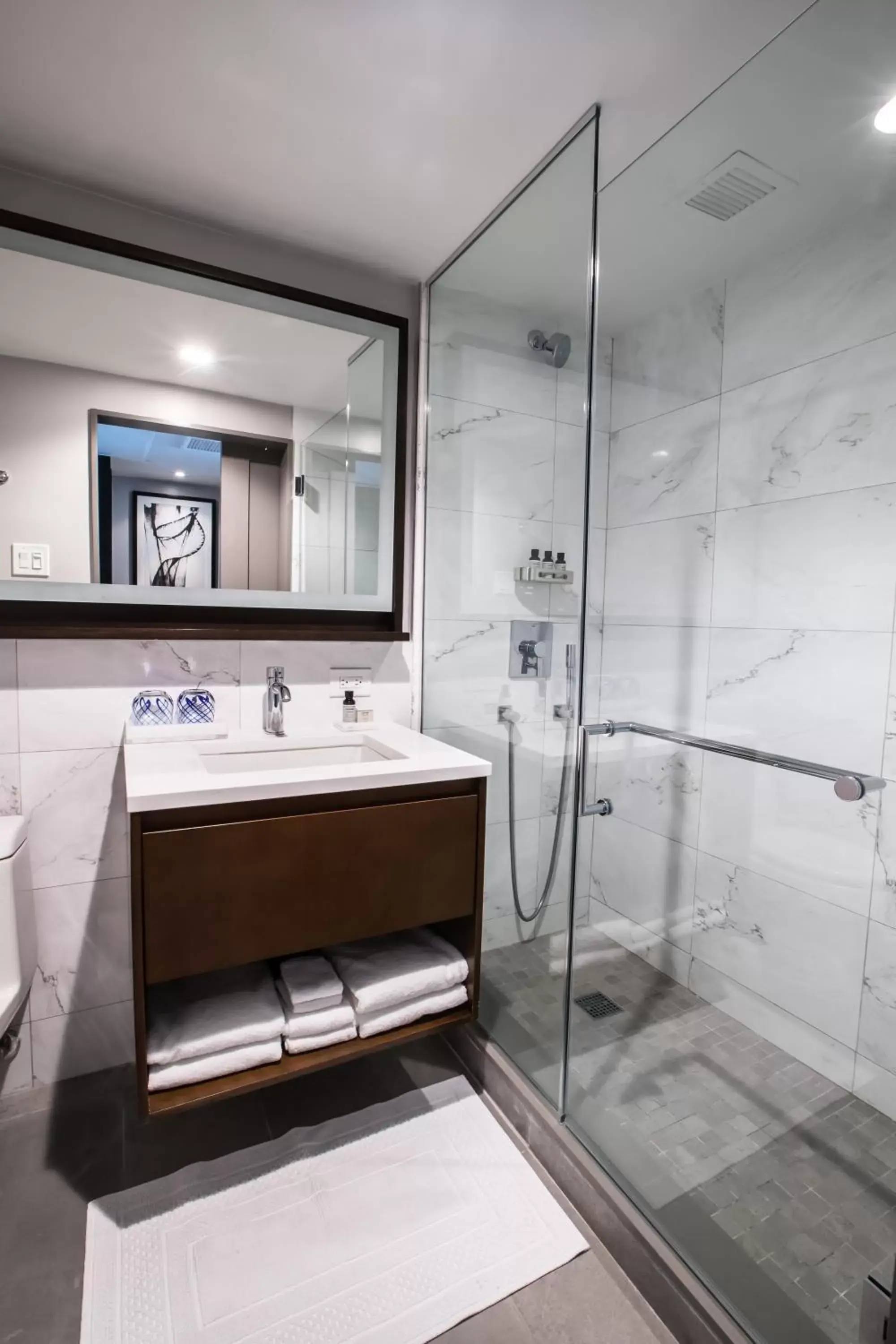 Shower, Bathroom in Fairmont El San Juan Hotel